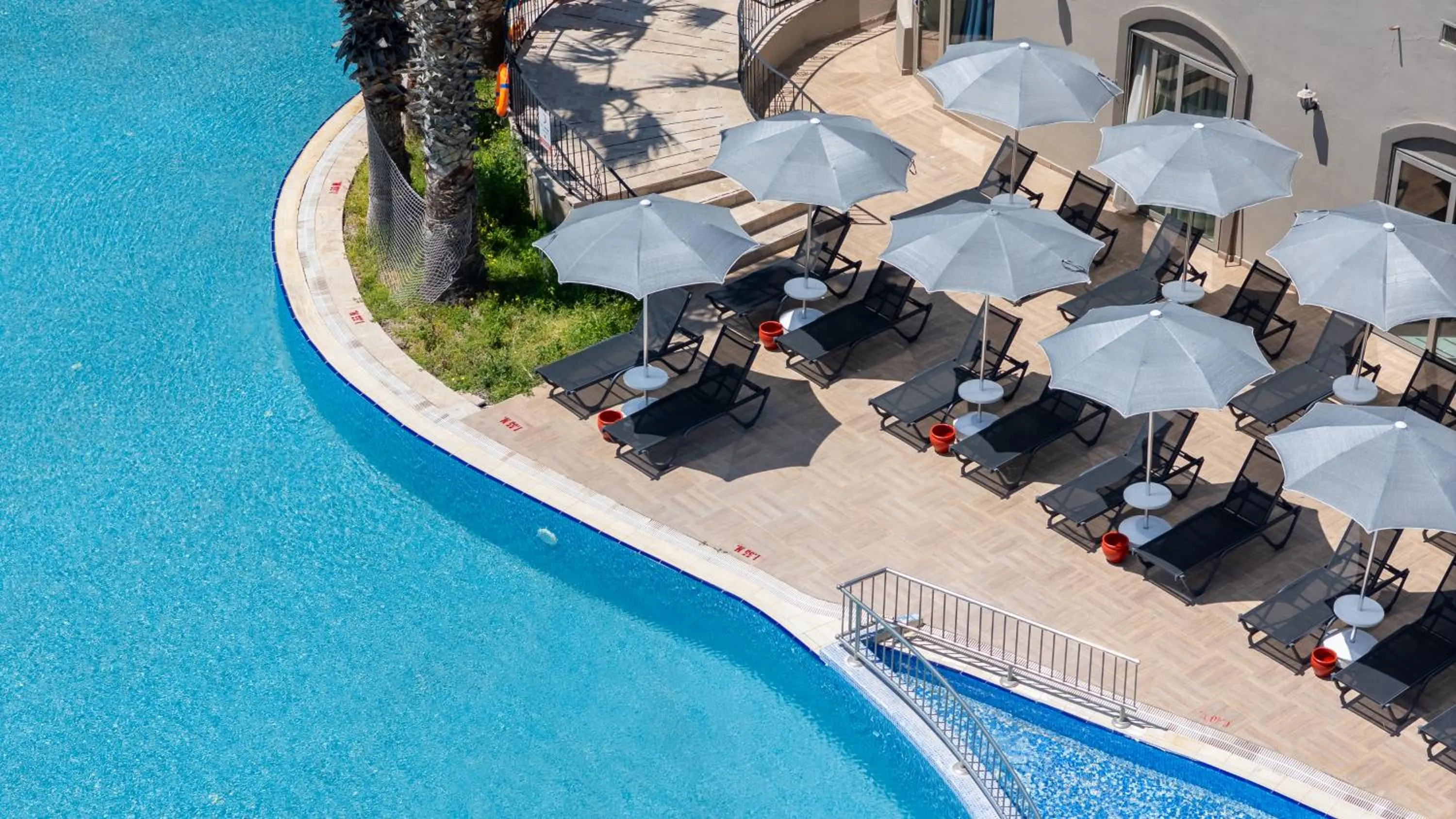 Pool view in Yasmin Bodrum Resort