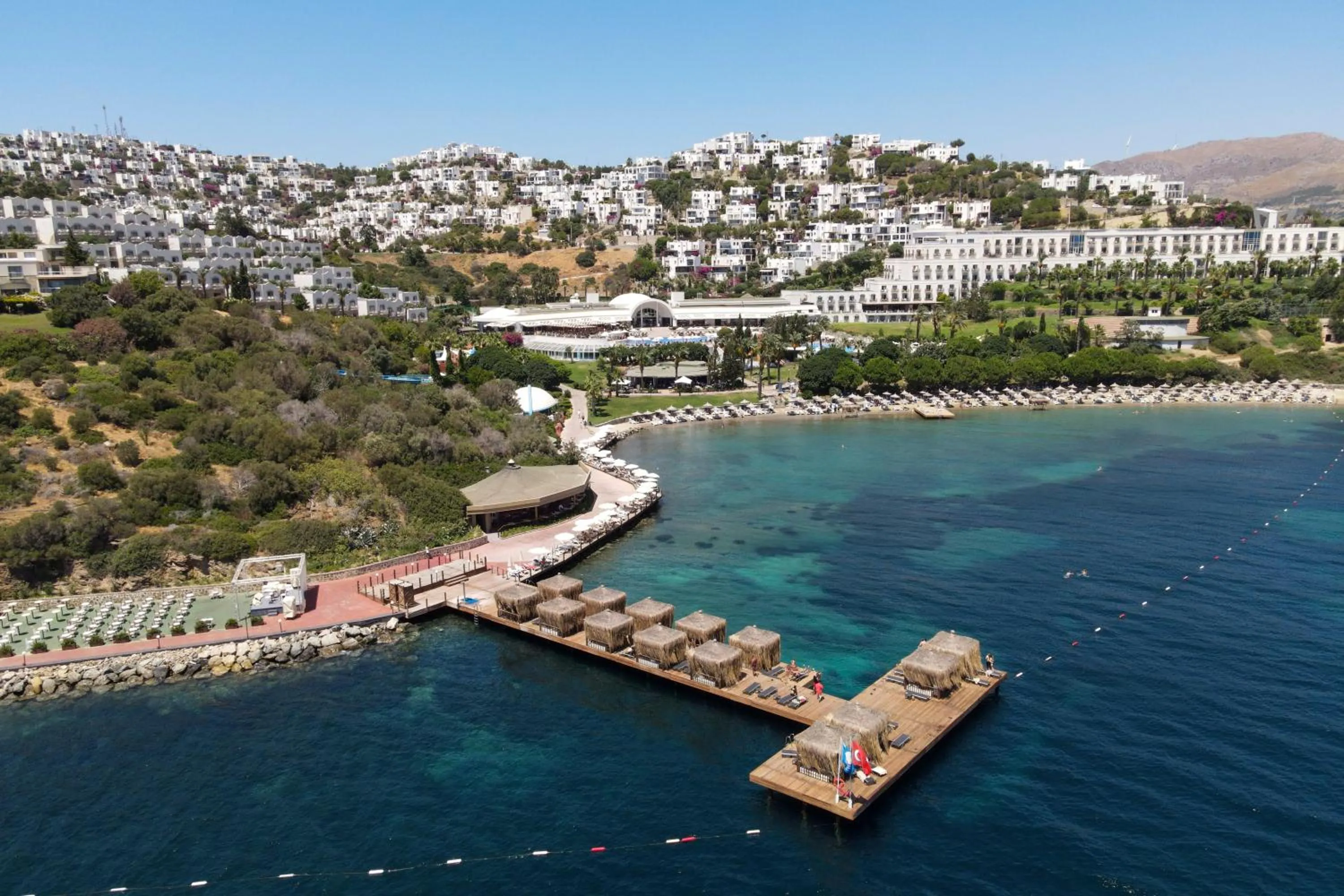 Bird's eye view in Yasmin Bodrum Resort