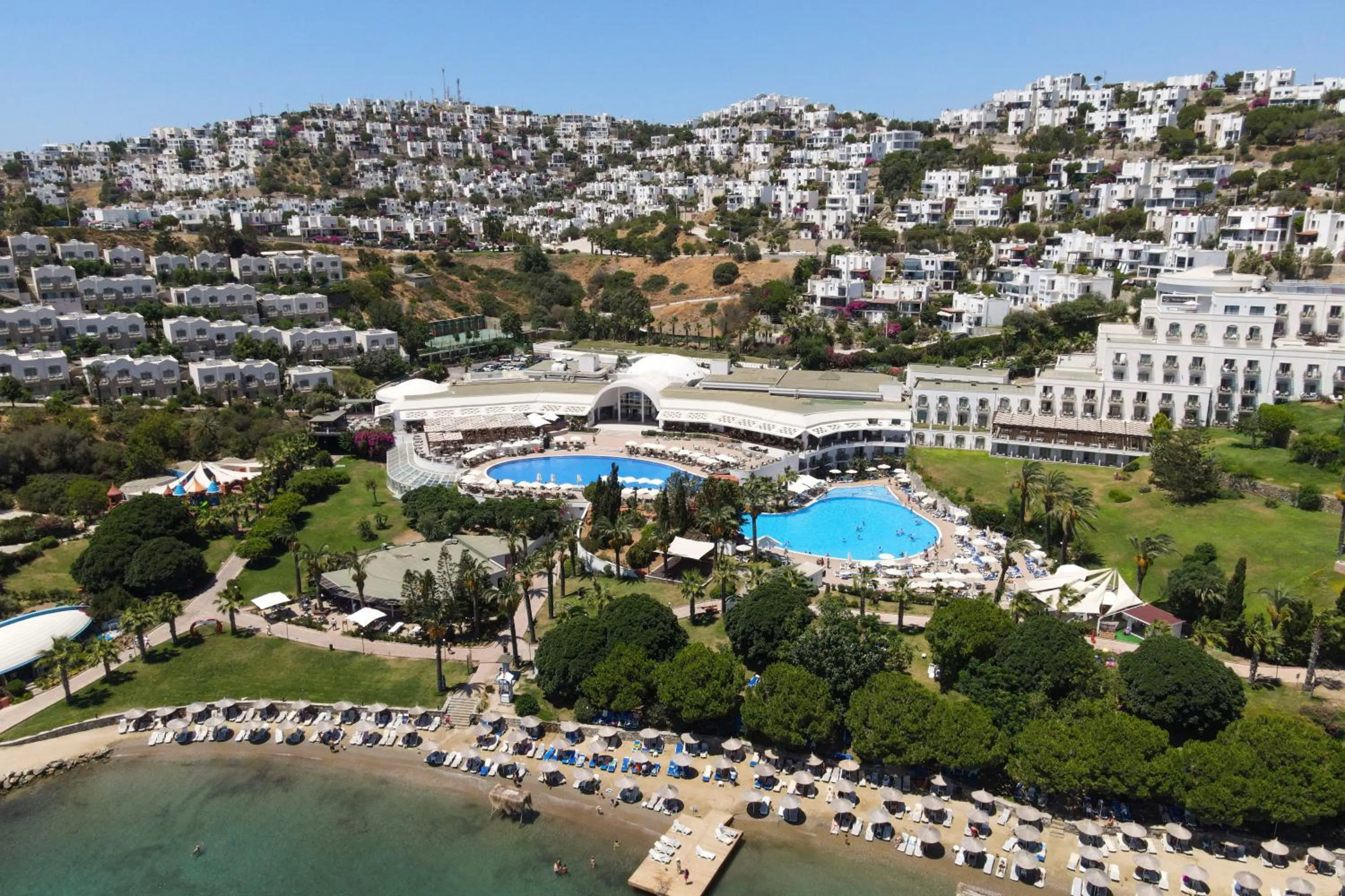 Bird's eye view in Yasmin Bodrum Resort