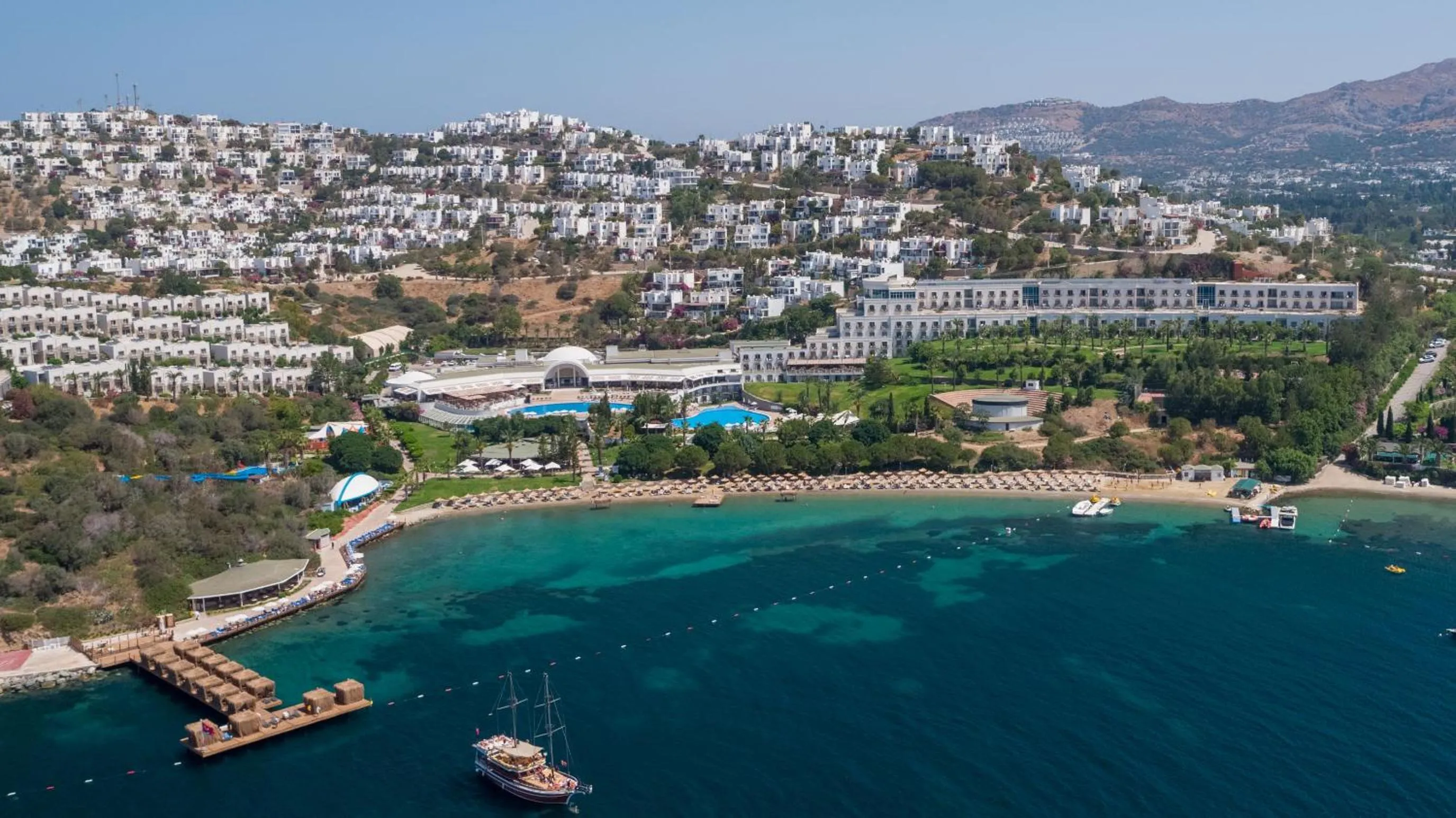 Bird's eye view in Yasmin Bodrum Resort