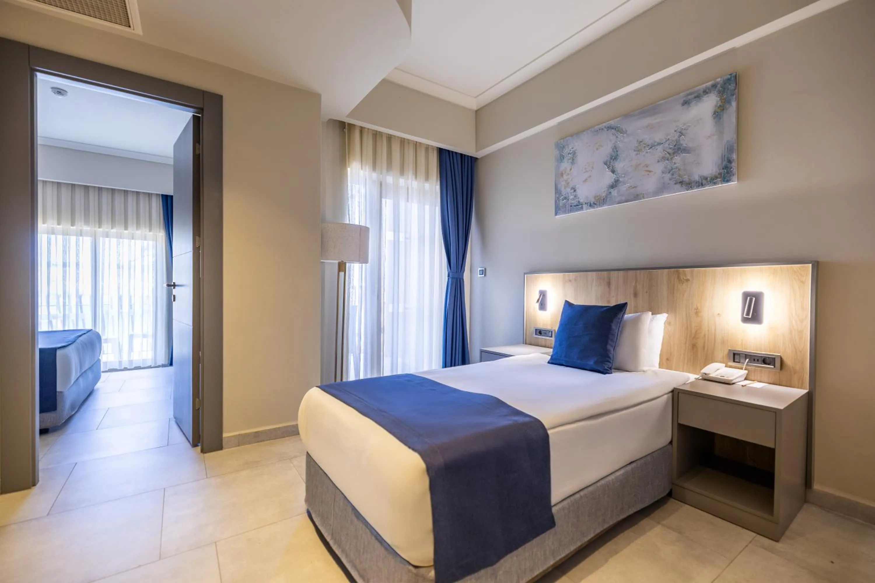 Photo of the whole room, Bed in Yasmin Bodrum Resort