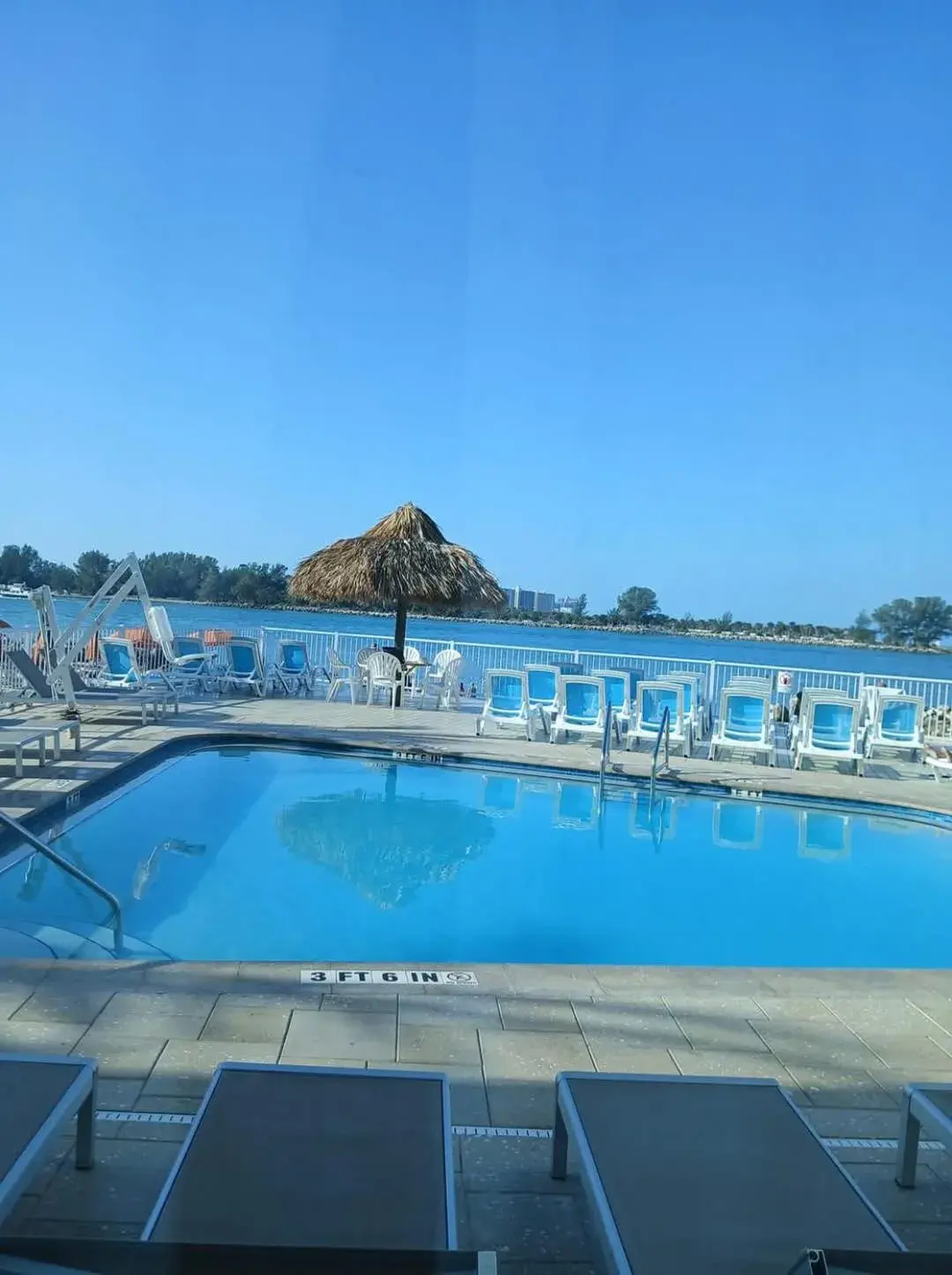 Swimming pool in Gulfview Hotel - On the Beach Swimming pool in Gulfview Hotel - On the Beach