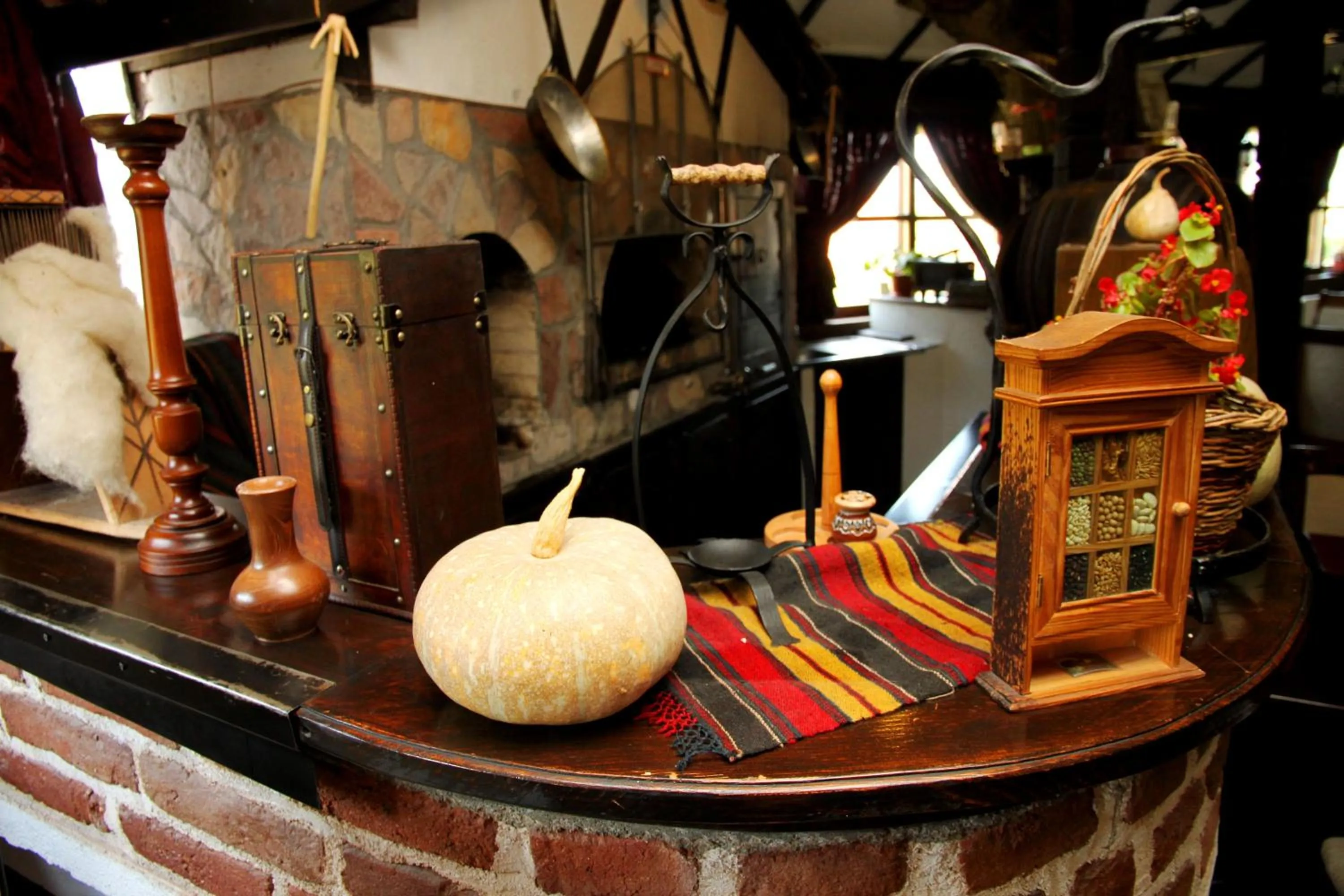 Decorative detail in Hotel Manastir Berovo