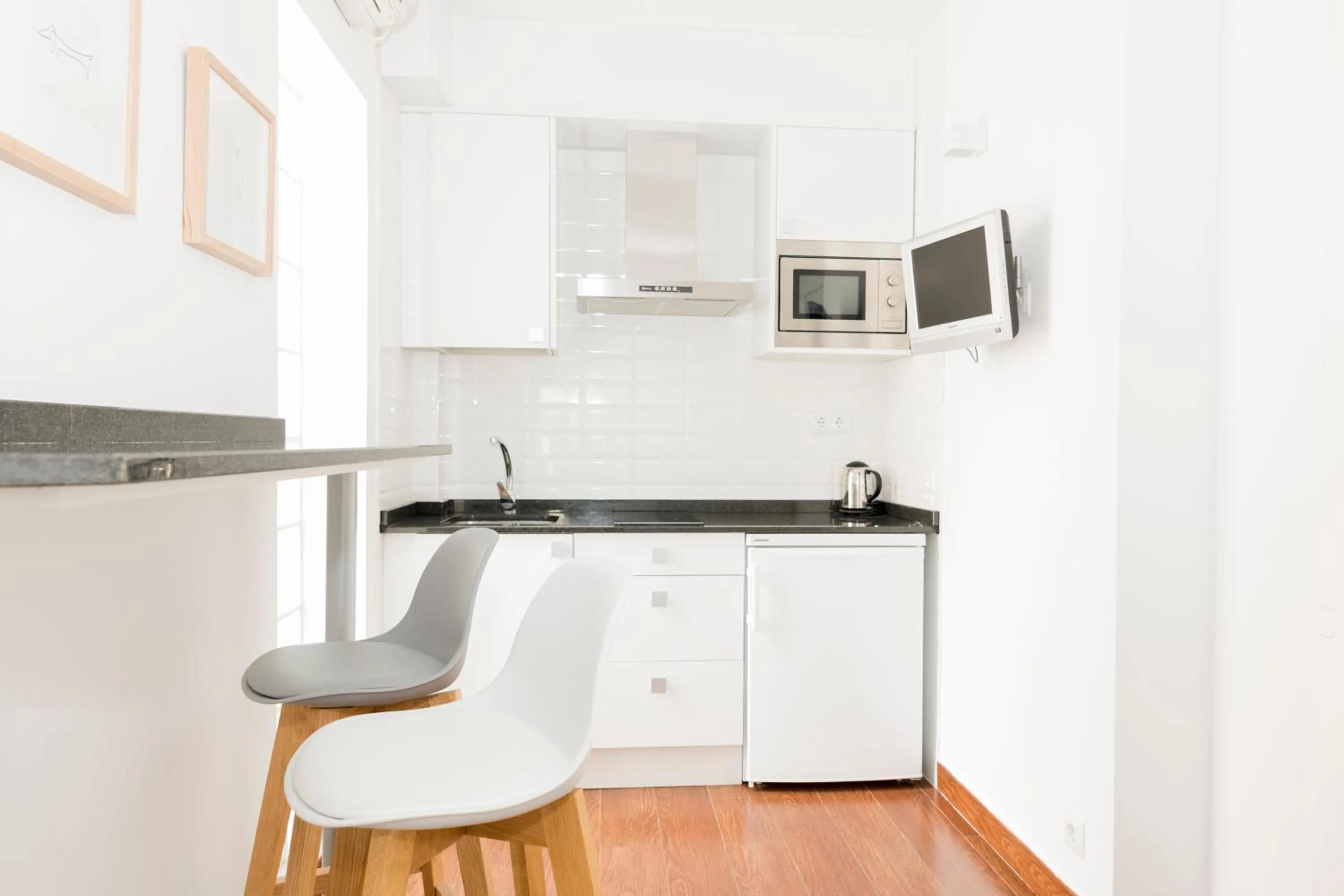 Kitchen or kitchenette in Apartamentos Sabinas El Pilar