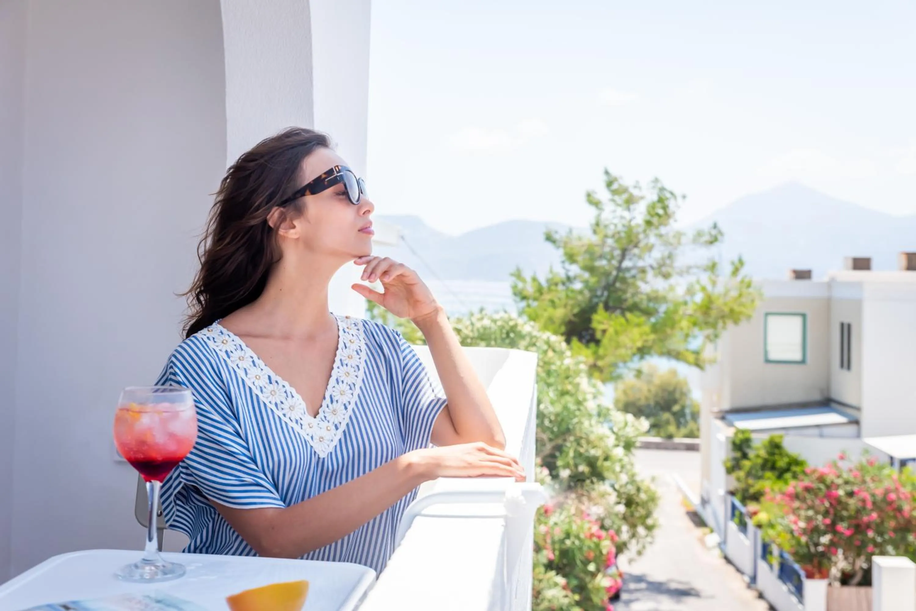 Balcony/Terrace in White Rock Milos Suites
