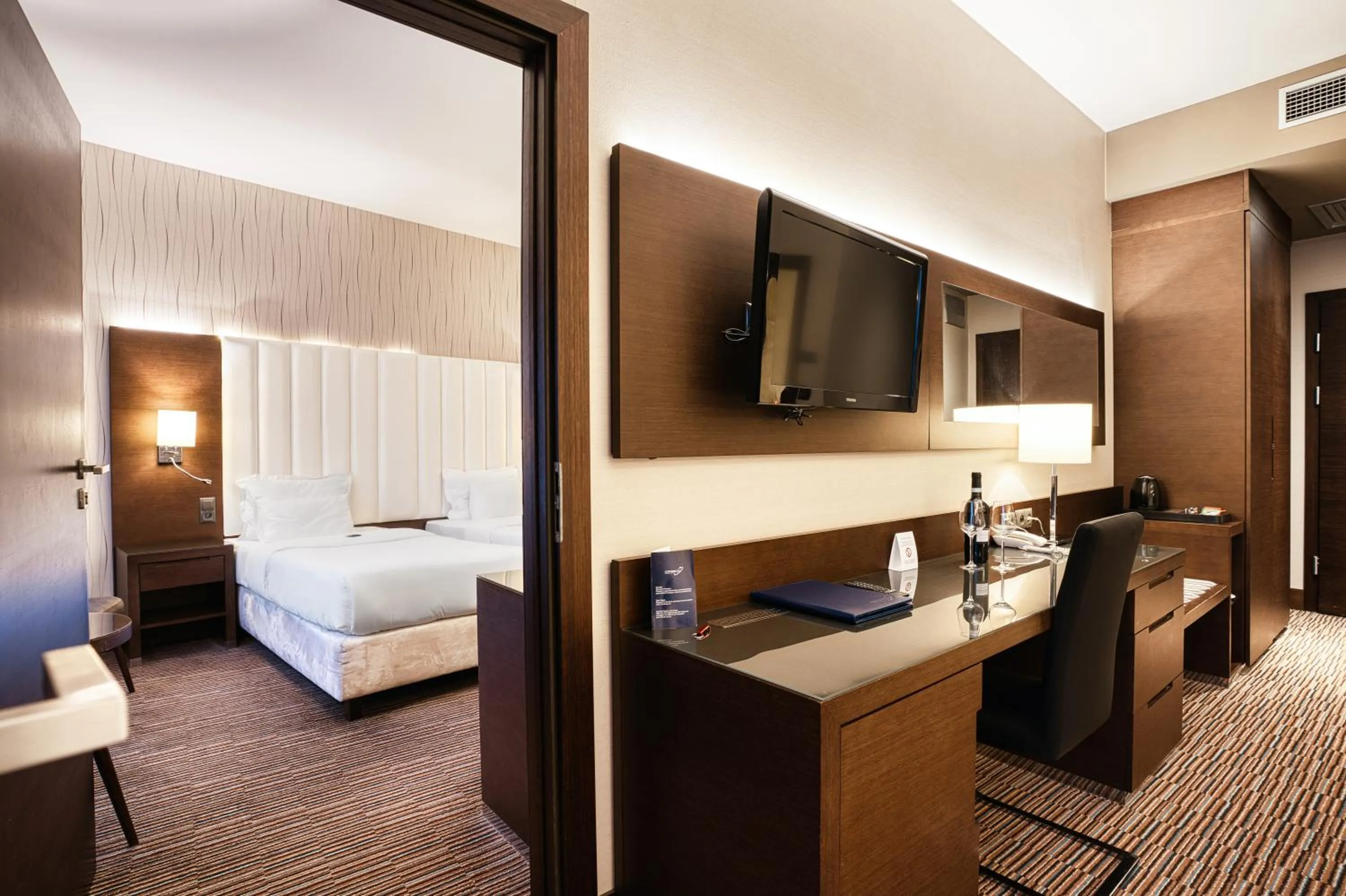 Photo of the whole room, Bed in Copernicus Toruń Hotel