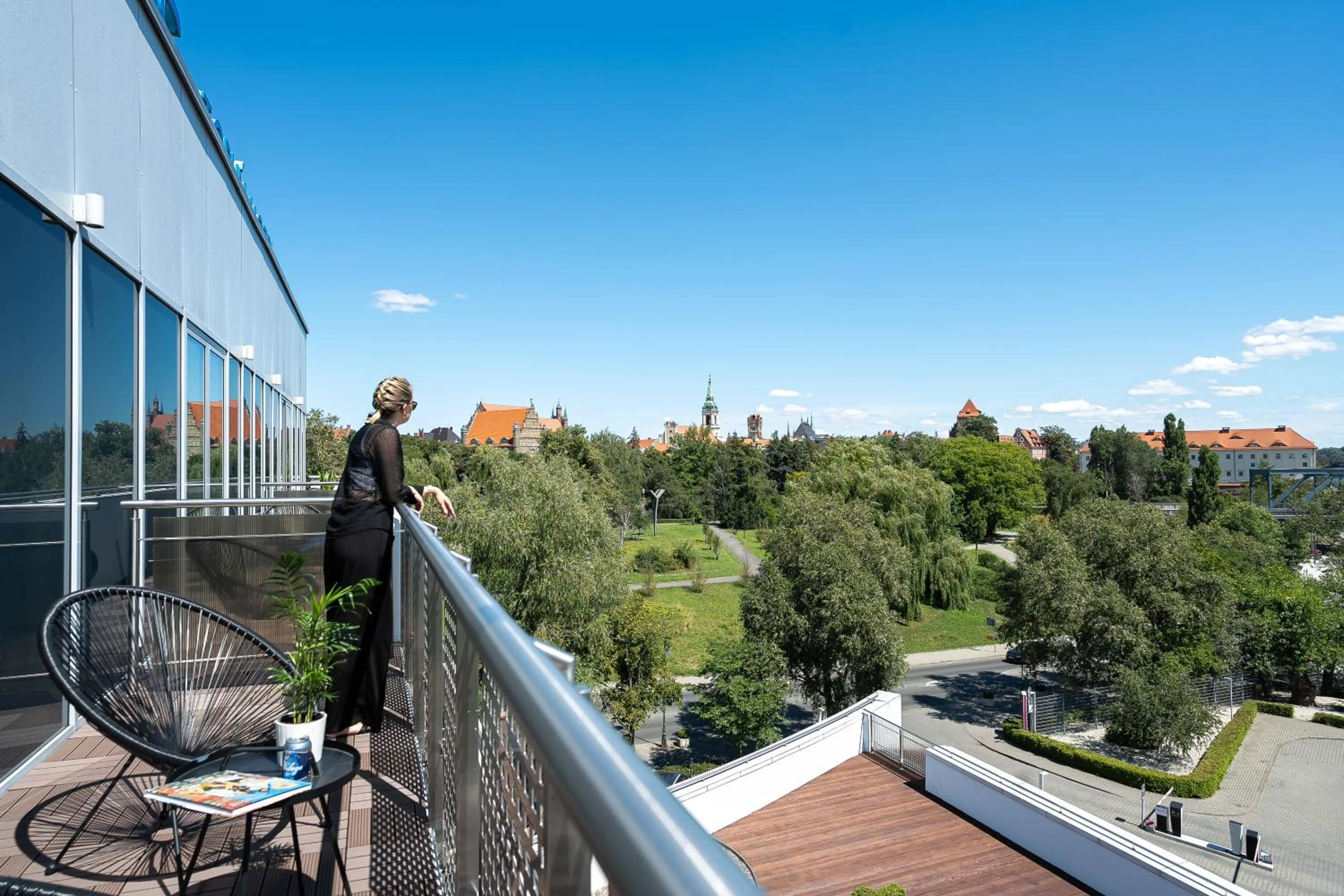 Balcony/Terrace in Copernicus Toruń Hotel