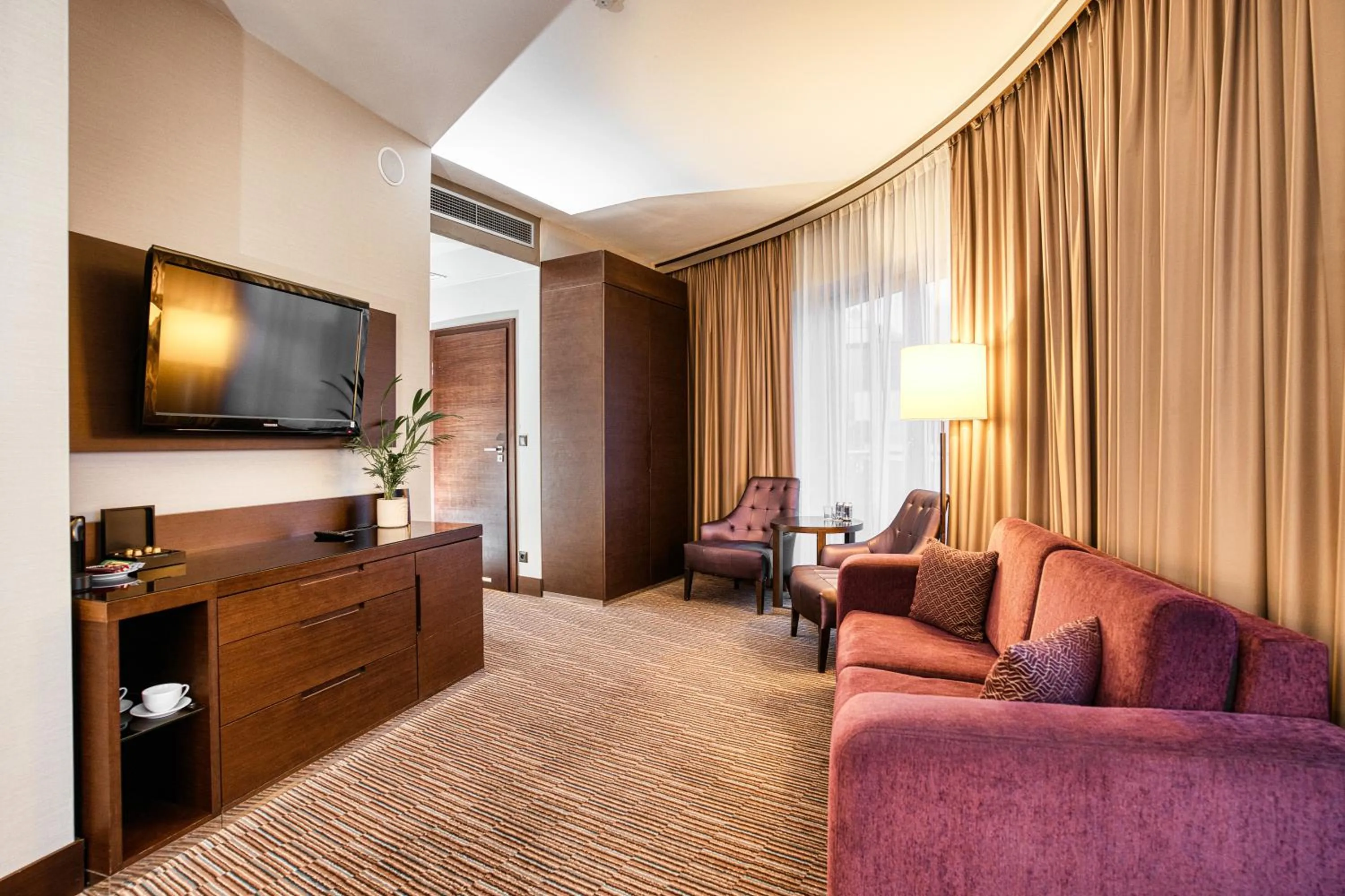 Seating area in Copernicus Toruń Hotel