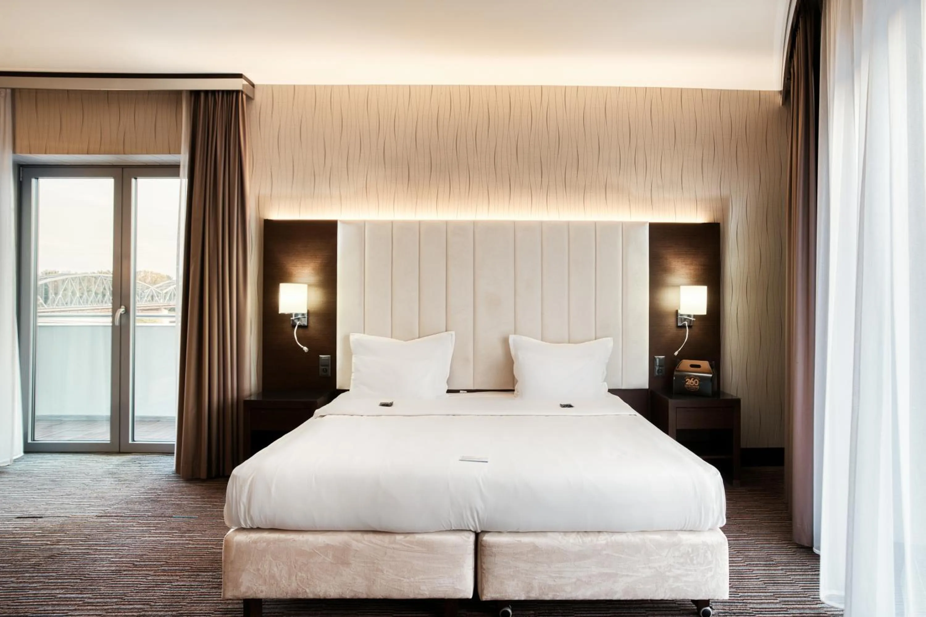 Bed in Copernicus Toruń Hotel