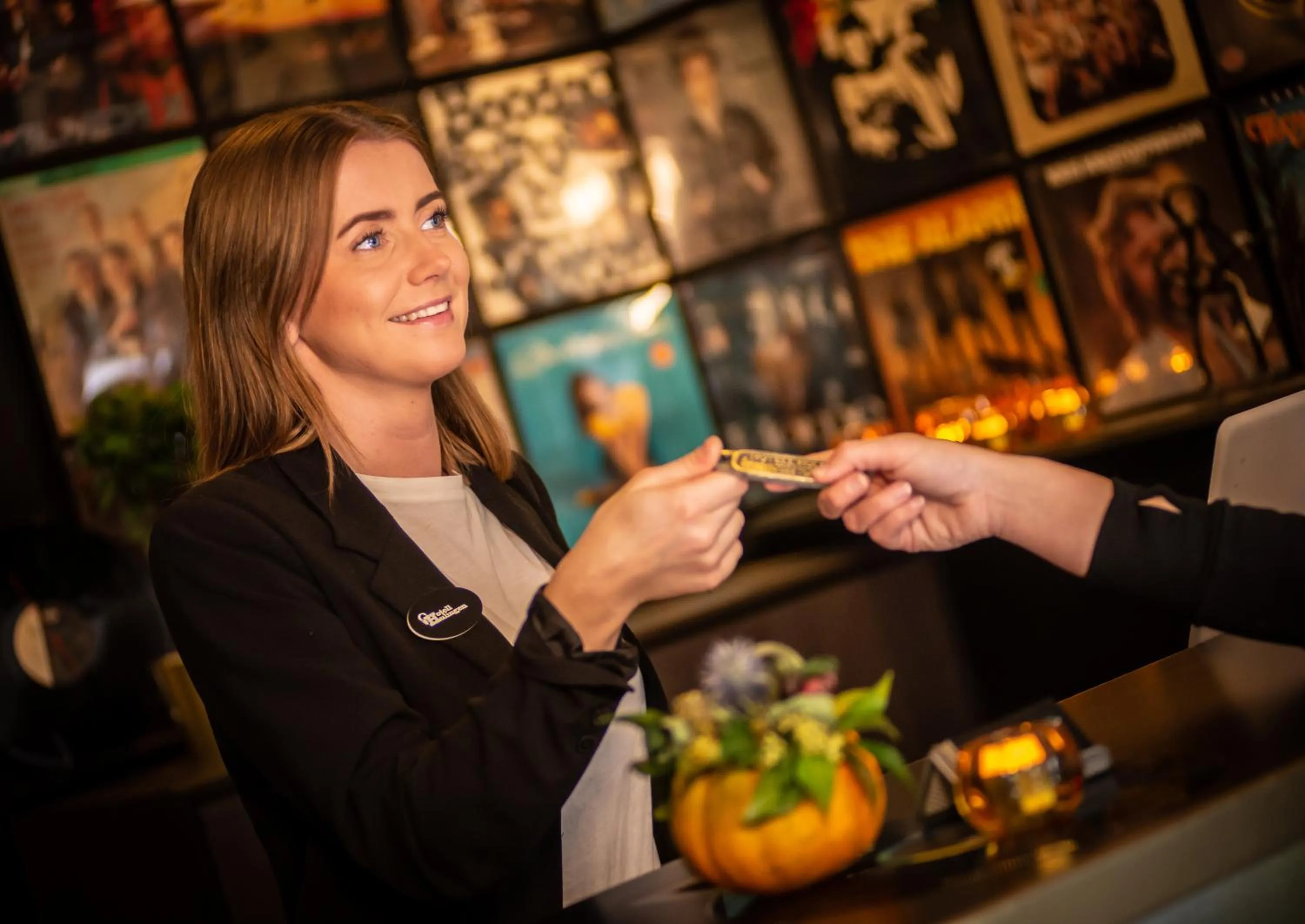 Lobby or reception in Hotell Hulingen