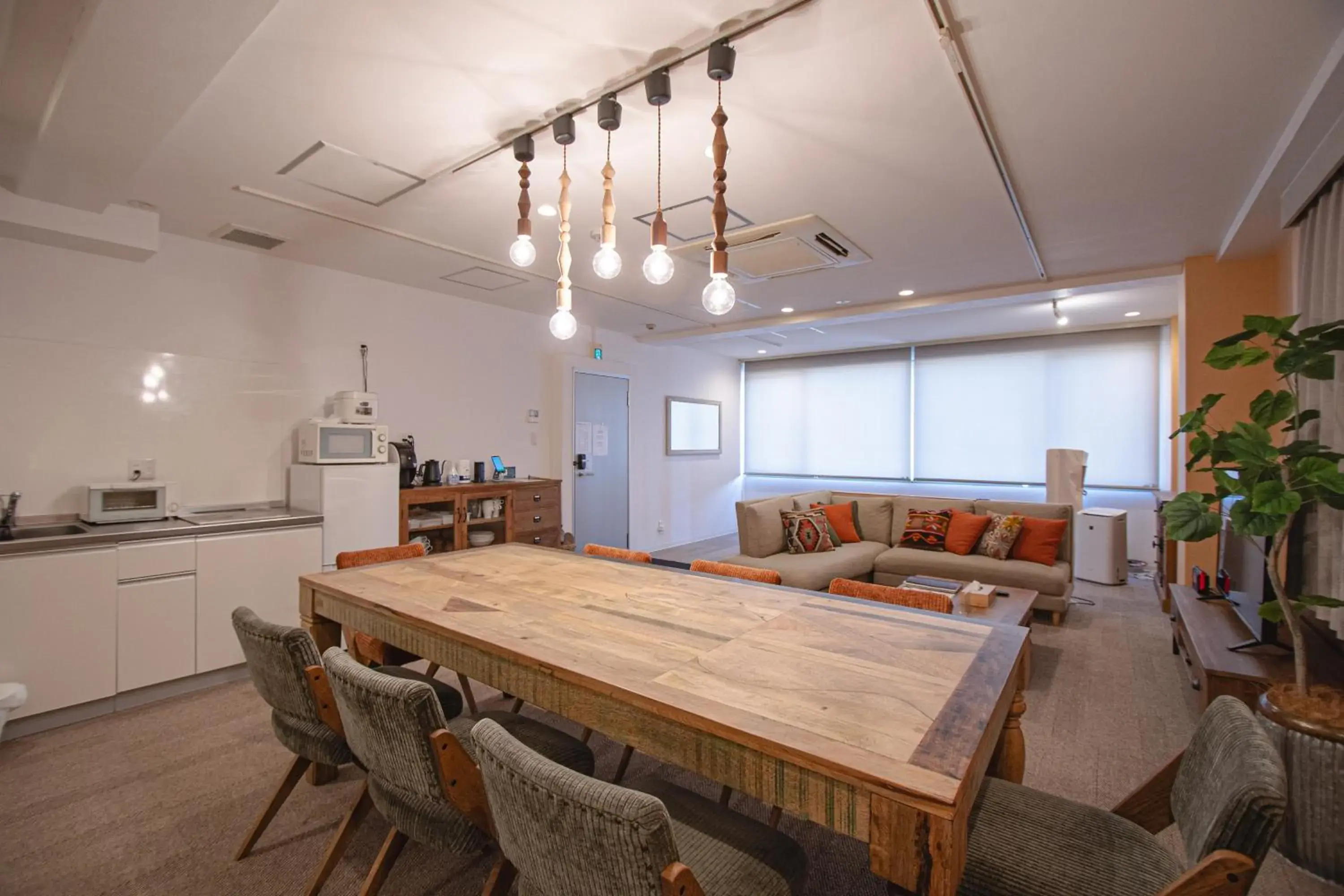 Living room in INOVE VILLA OSAKA -118 sqm , 2 Bedrooms , 7 Double Beds Living room in INOVE VILLA OSAKA -118 sqm , 2 Bedrooms , 7 Double Beds