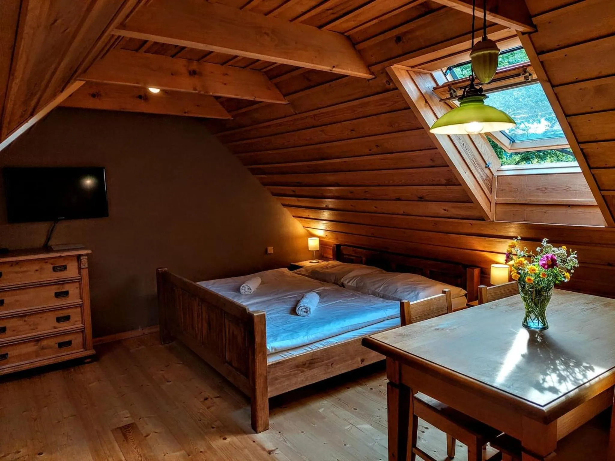 Bedroom, Bed in Apartmány Červený Dvůr