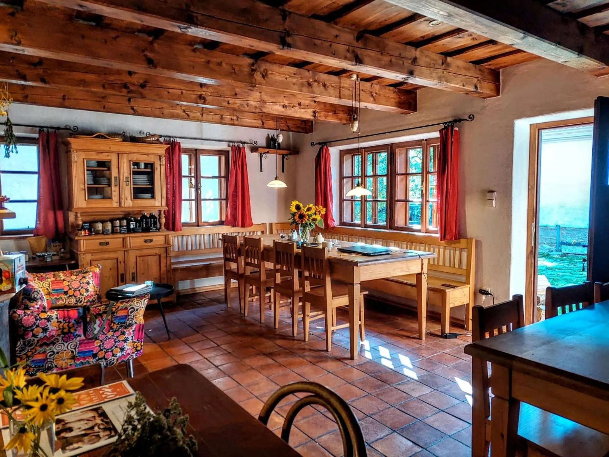 Dining area in Apartmány Červený Dvůr