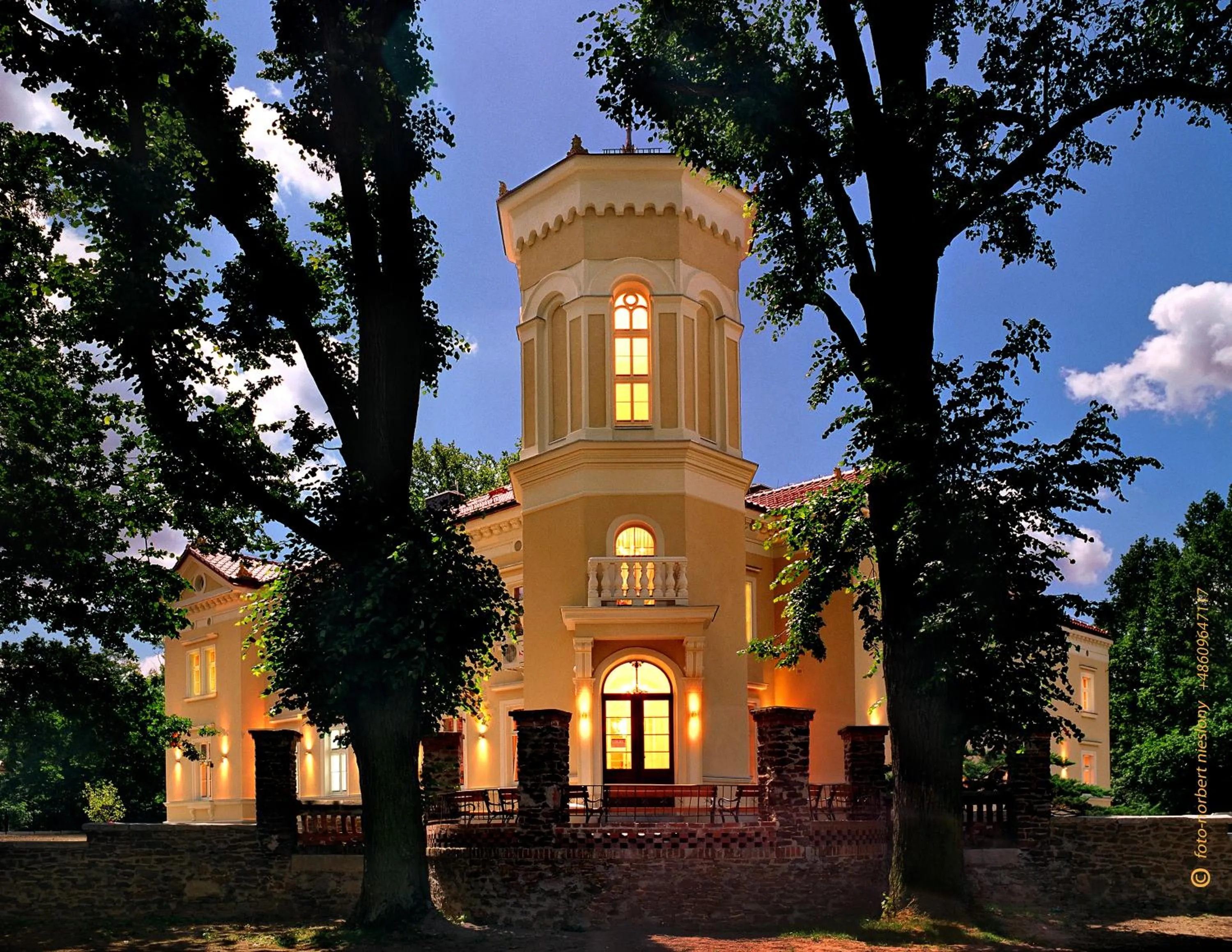 Facade/entrance in Pałac Pawłowice