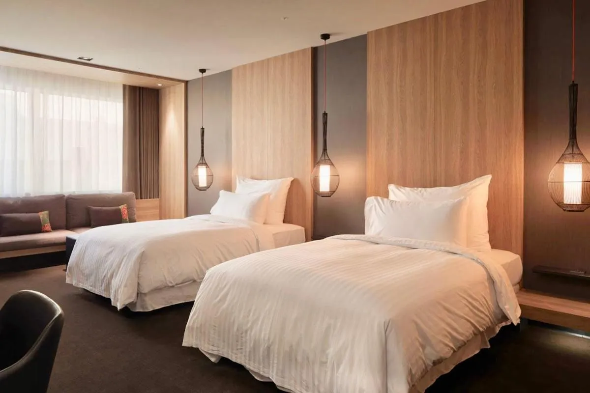 Bed in Hotel Coka Chuansha Metro - Shanghai PVG Airport