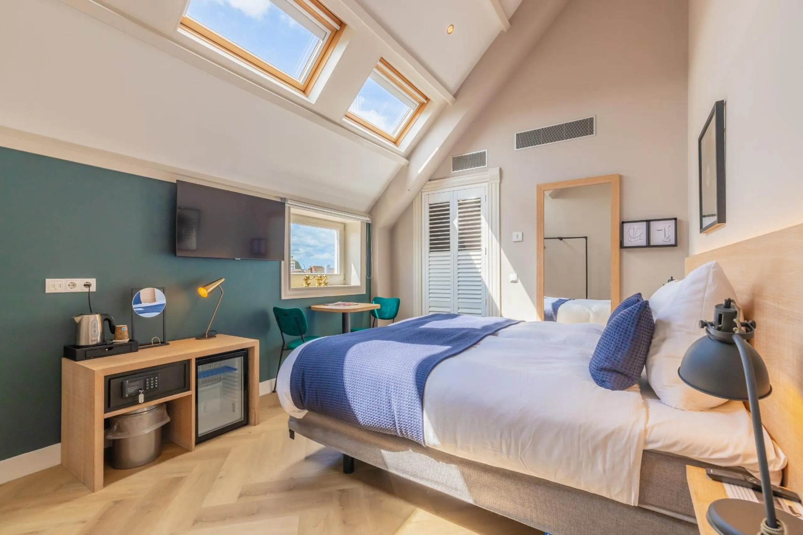 Bed in City Hotel Rembrandt