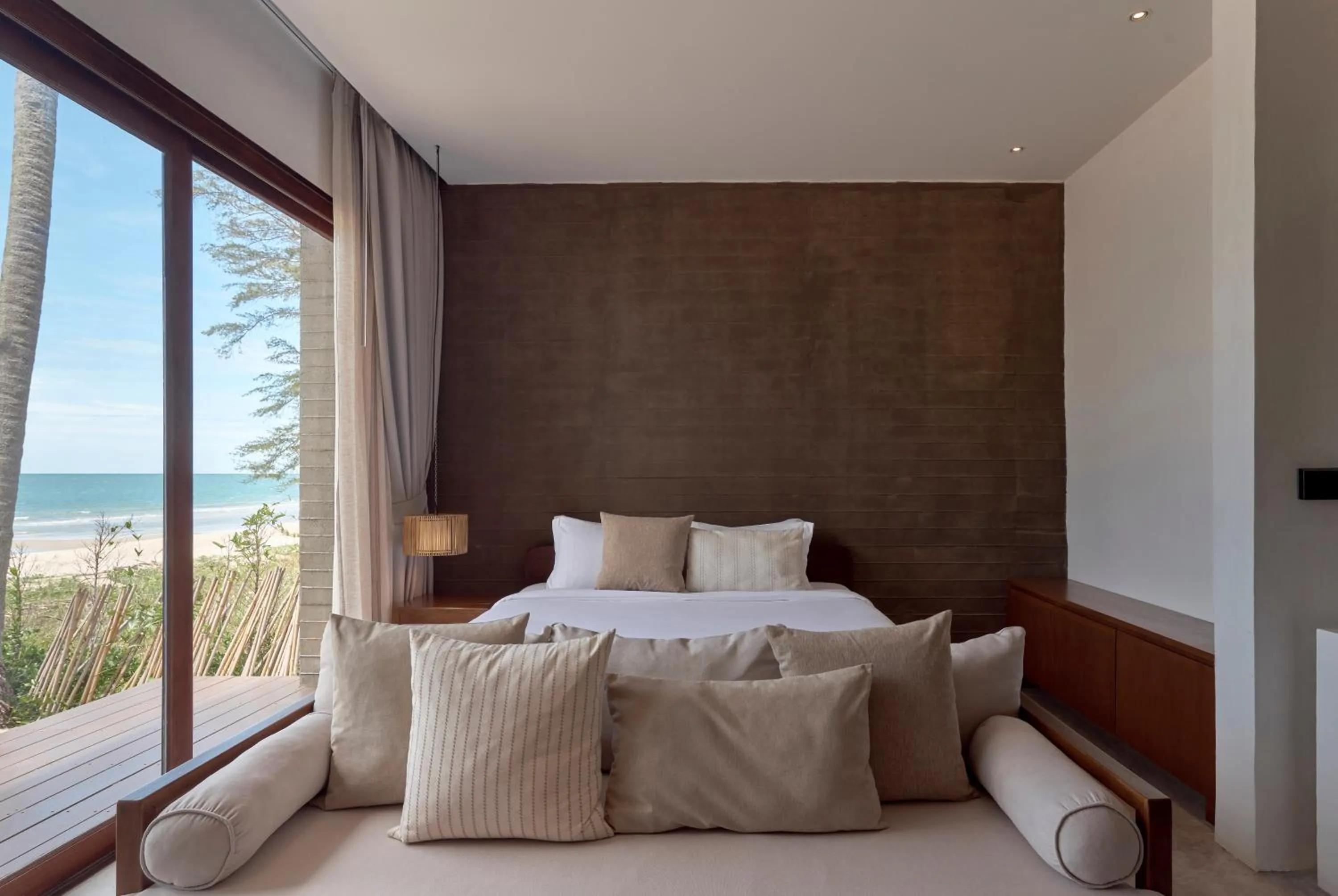 Seating area, Bed in Chula Beach Resort