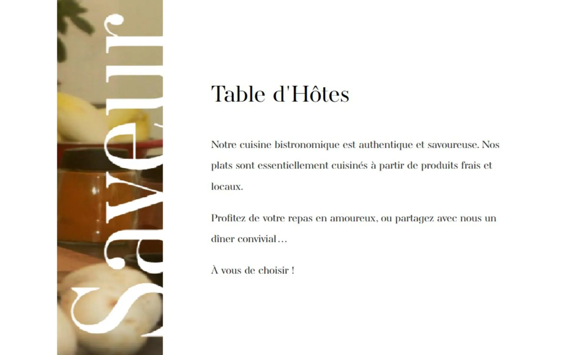 Restaurant/places to eat in Plgfe - Maison d'hôtes EPICUROOMS - Suites romantiques 5 étoiles