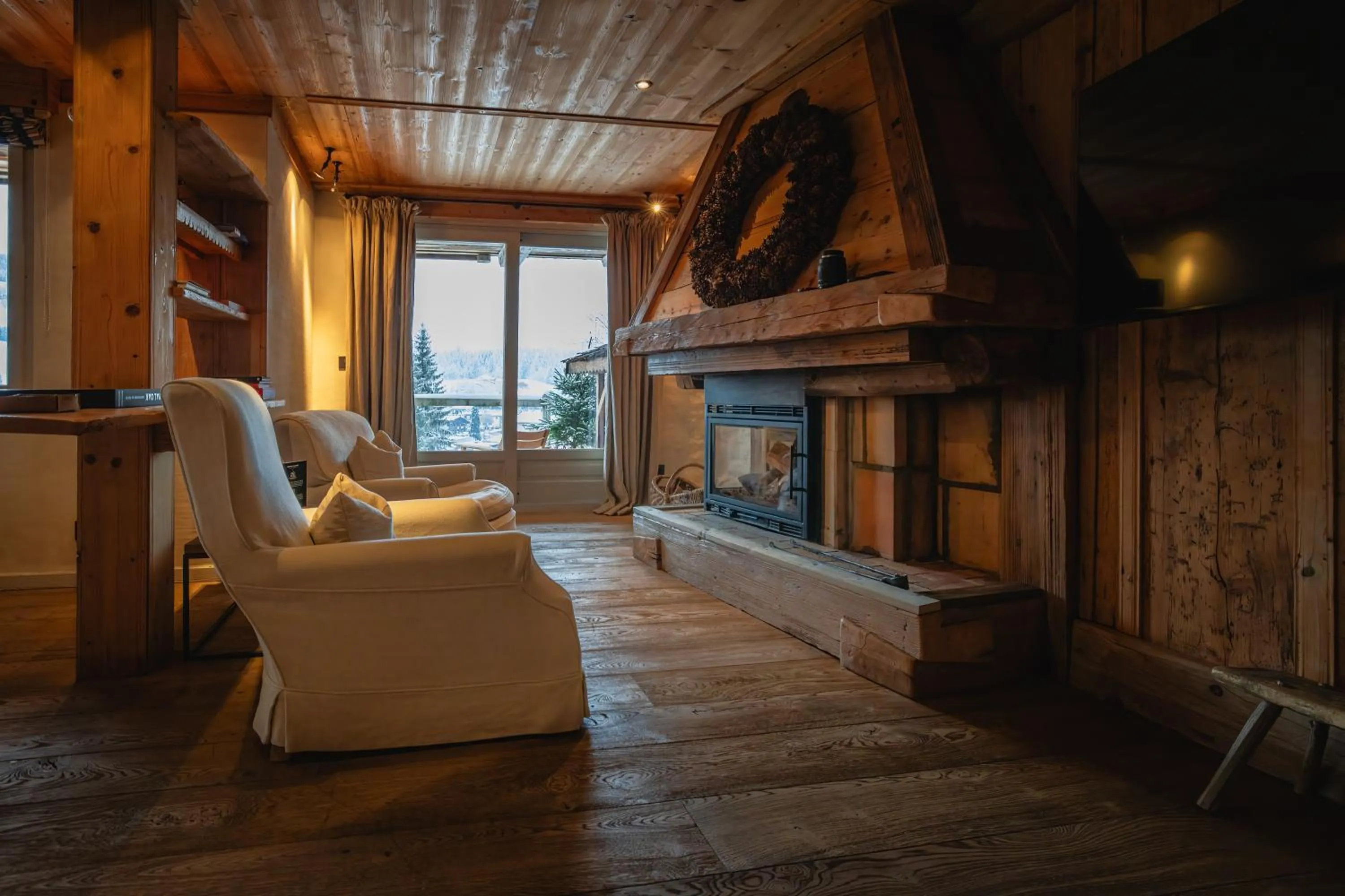 Living room in Zannier Le Chalet