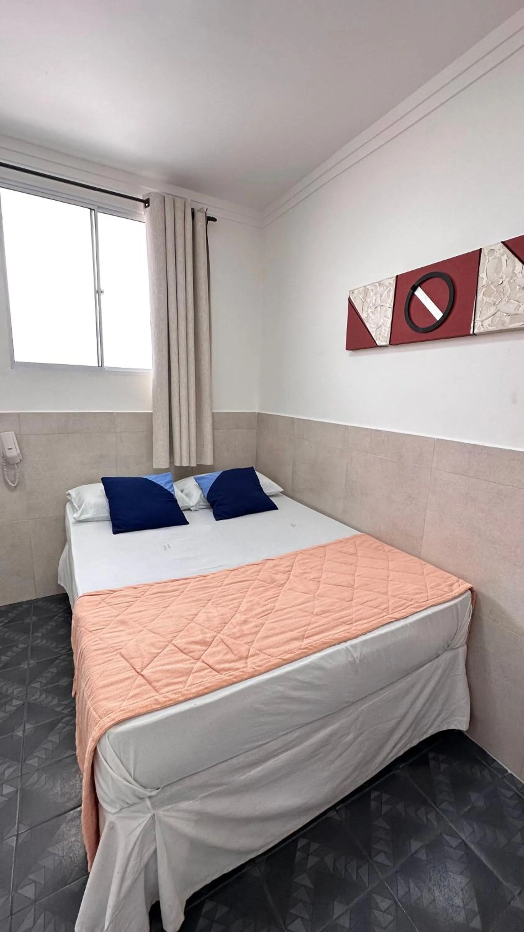 Bed in Pousada São Luiz