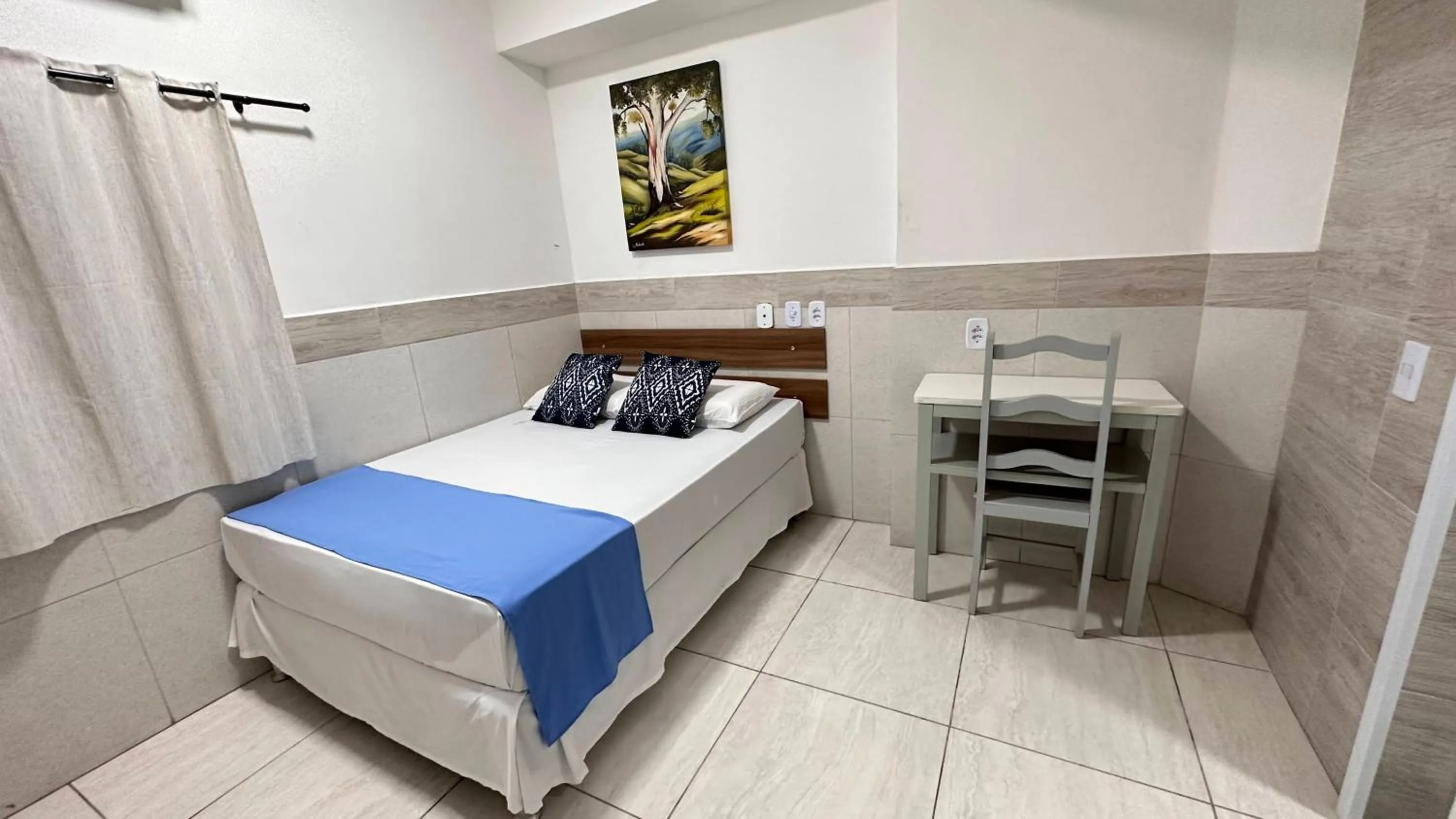 Bed in Pousada São Luiz