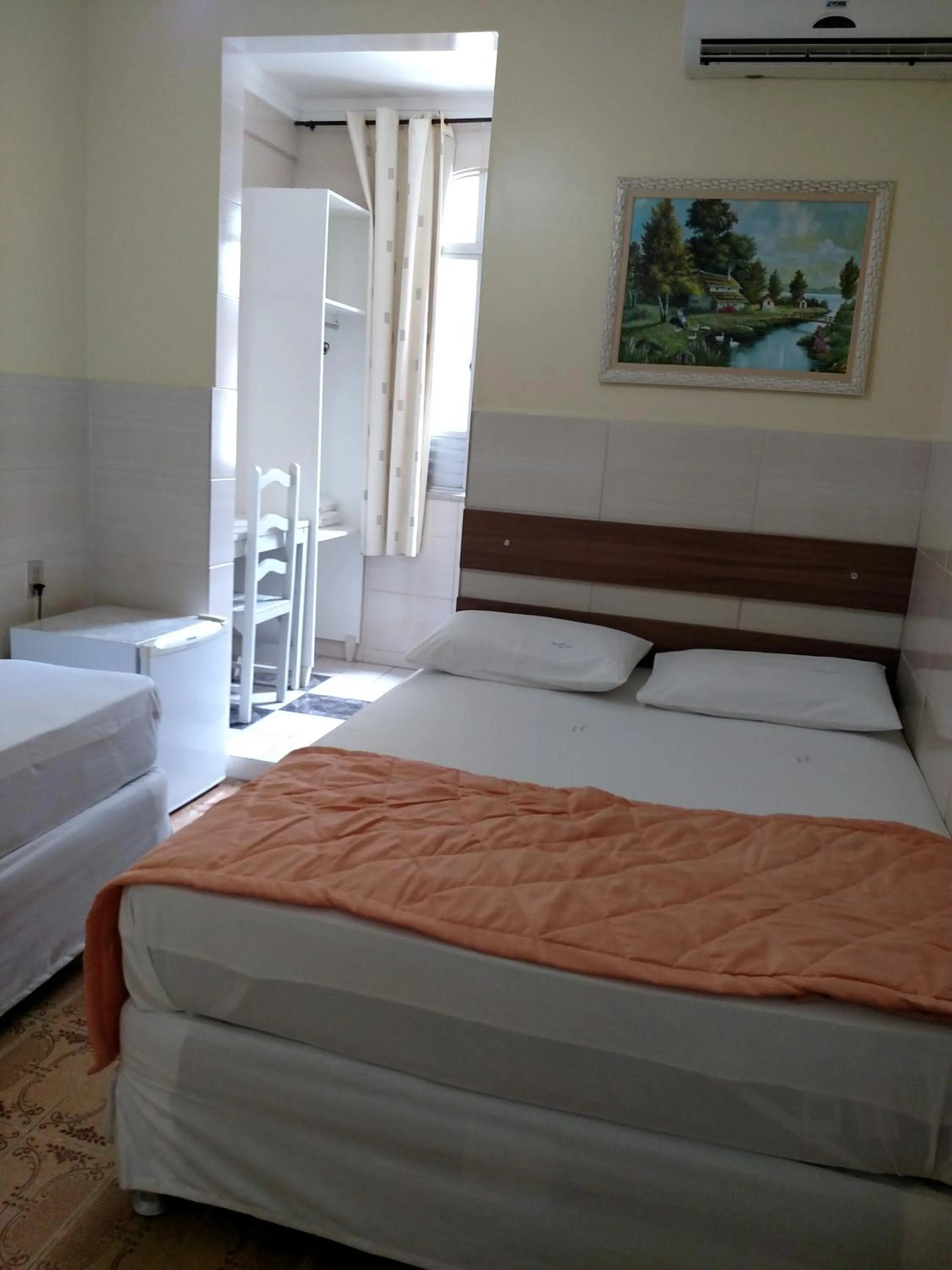 Bed in Pousada São Luiz