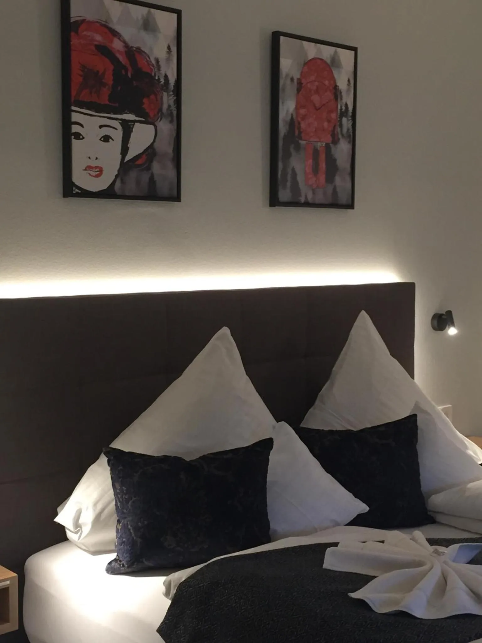 Bed in Hotel Restaurant Der Engel, Sasbachwalden