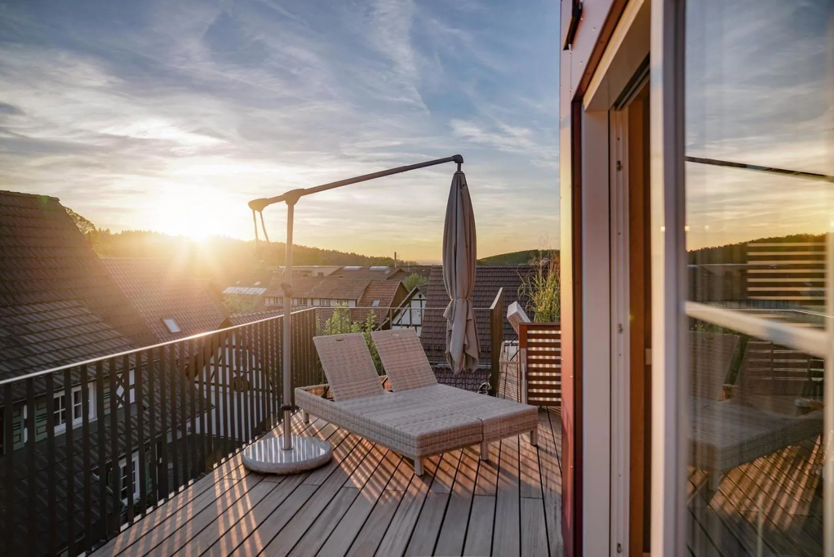 Balcony/Terrace in Hotel Restaurant Der Engel, Sasbachwalden