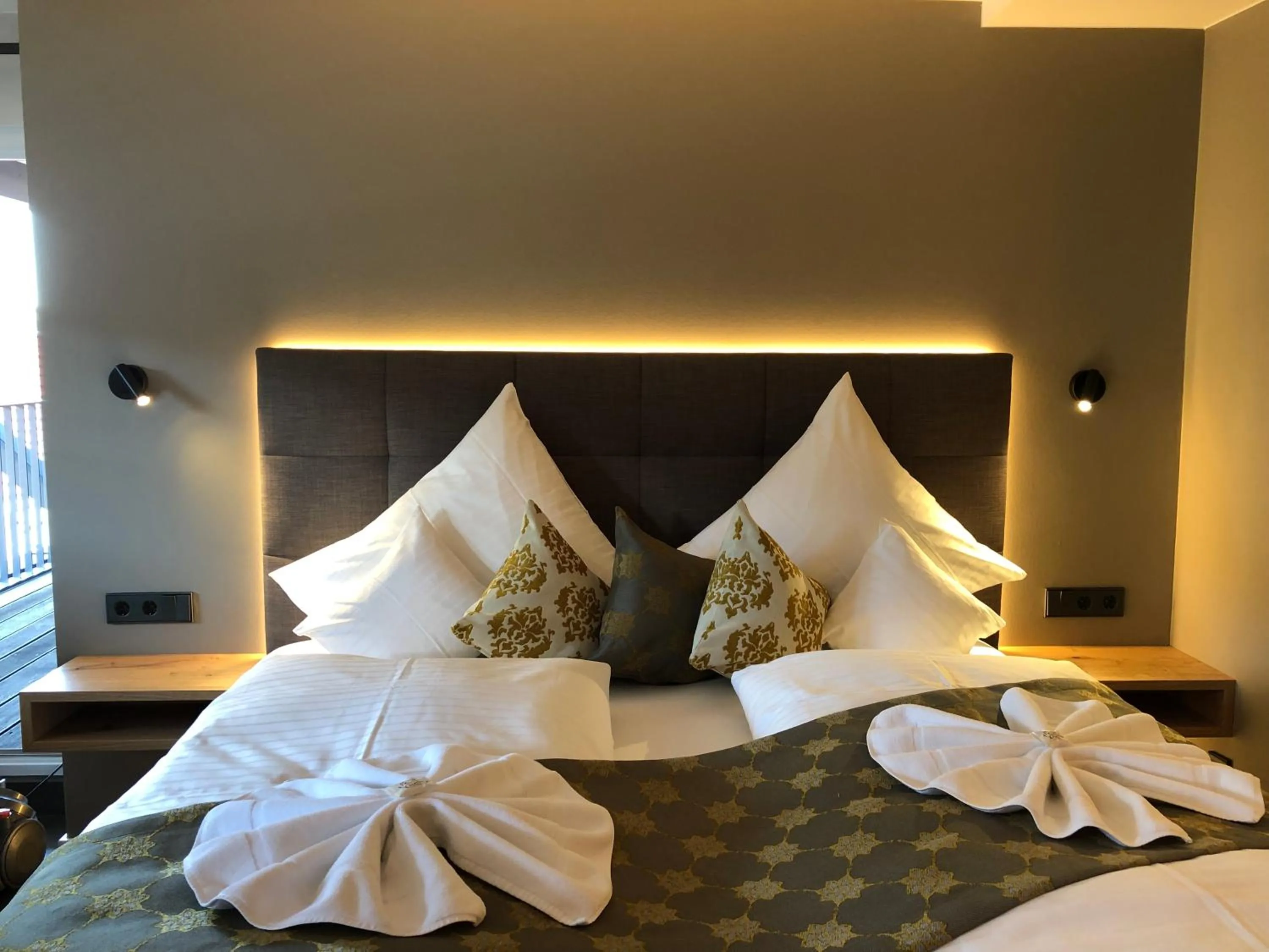 Bed in Hotel Restaurant Der Engel, Sasbachwalden