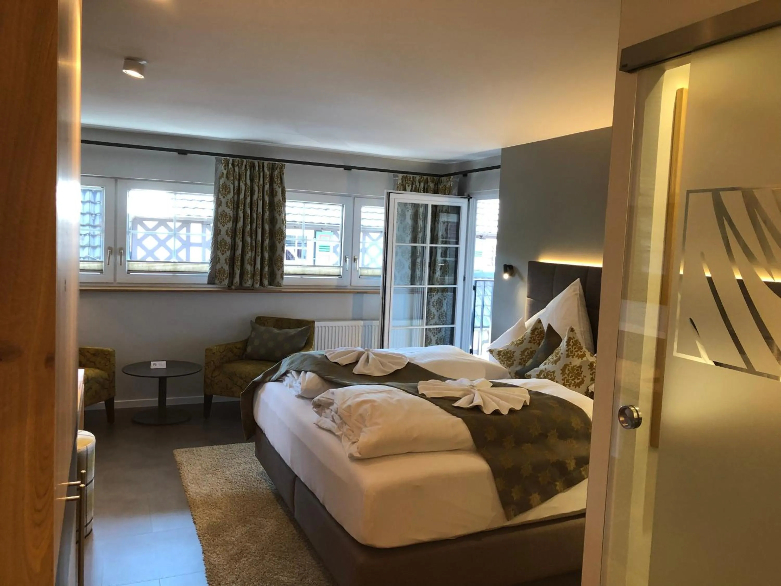 Bed in Hotel Restaurant Der Engel, Sasbachwalden