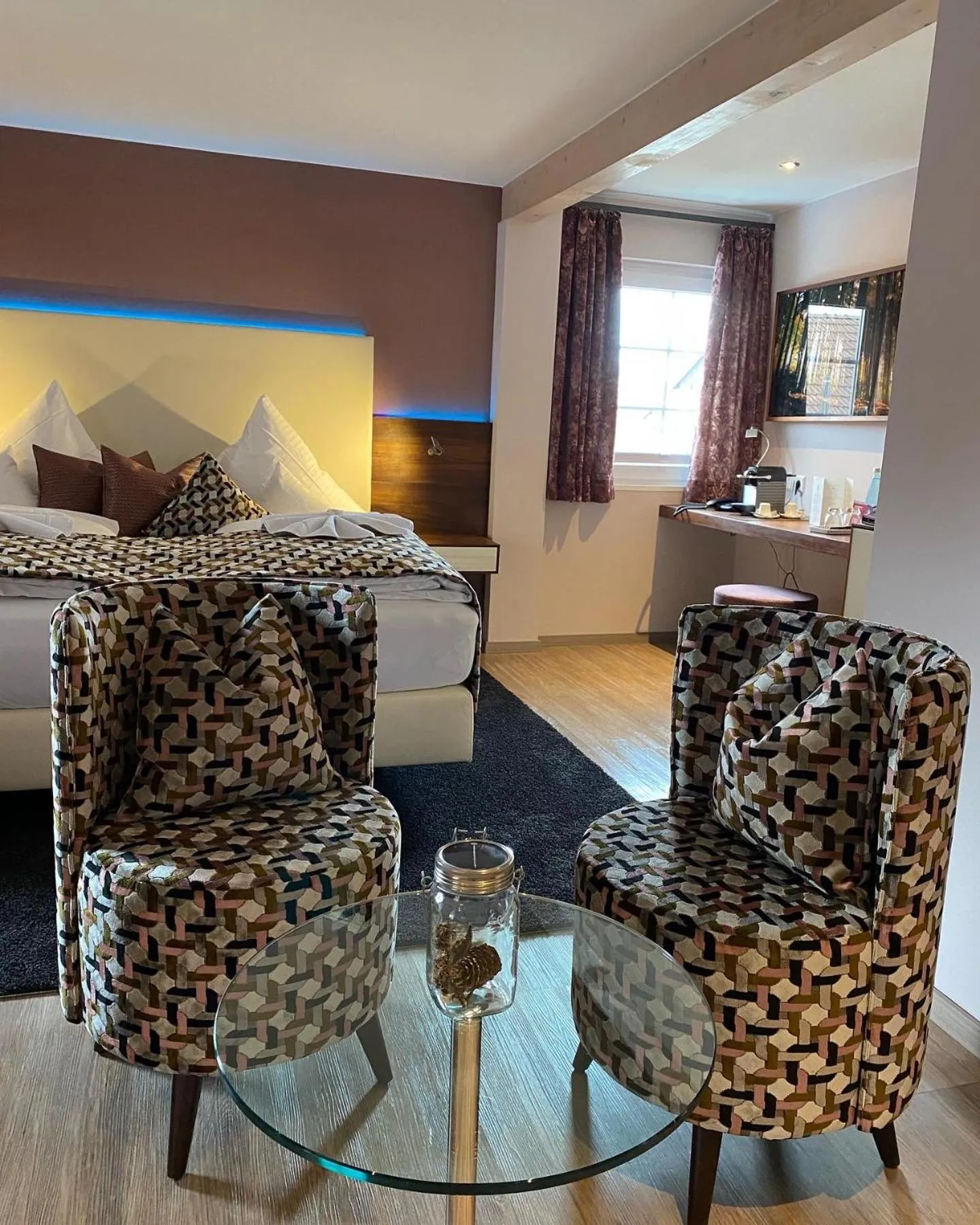 Bed in Hotel Restaurant Der Engel, Sasbachwalden