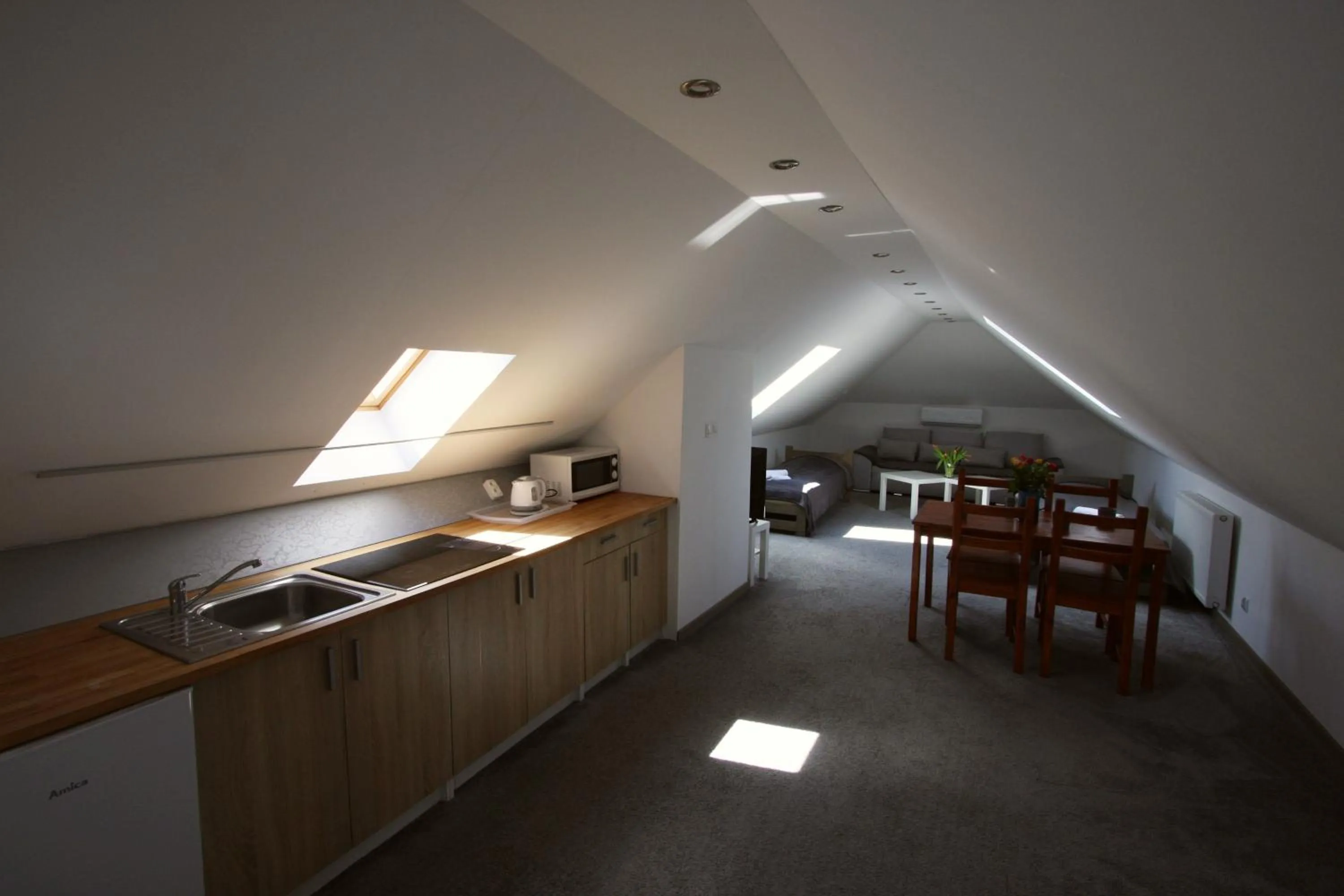 Kitchen or kitchenette in Pokoje Nadrzeczna 45