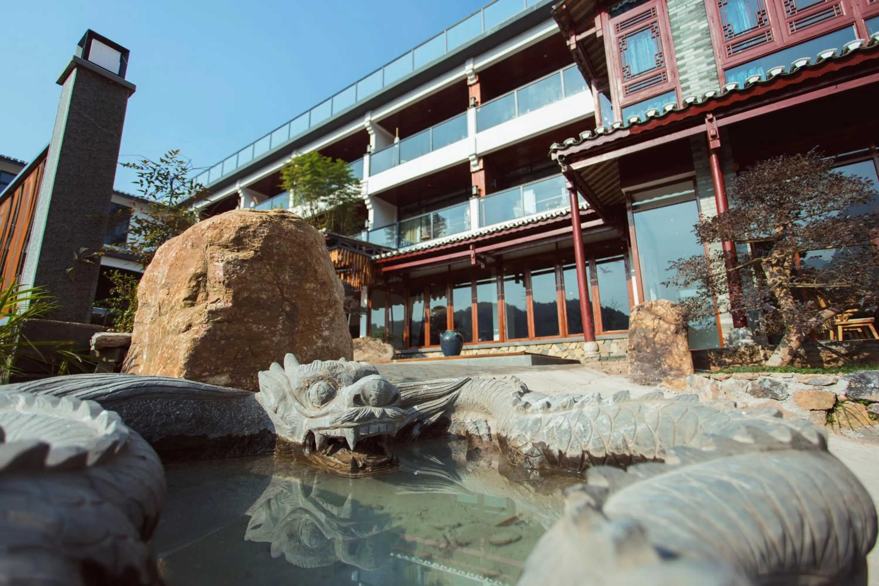 Facade/entrance in Li River Resort