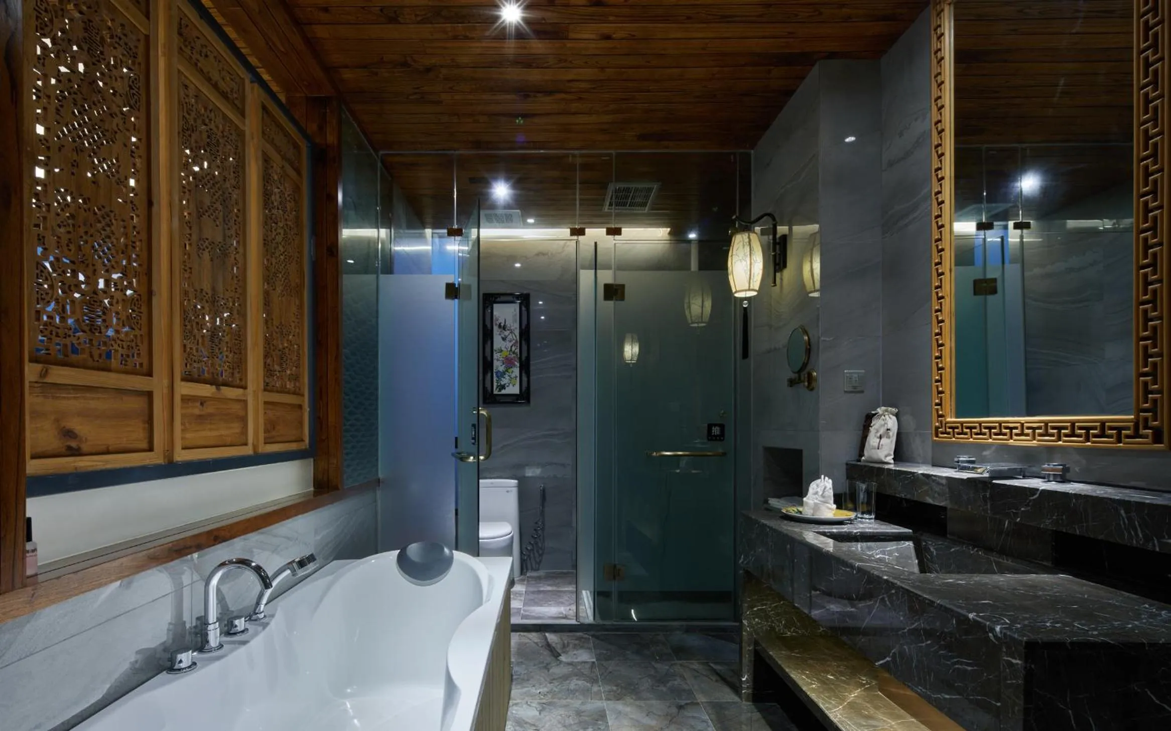 Bathroom in Li River Resort