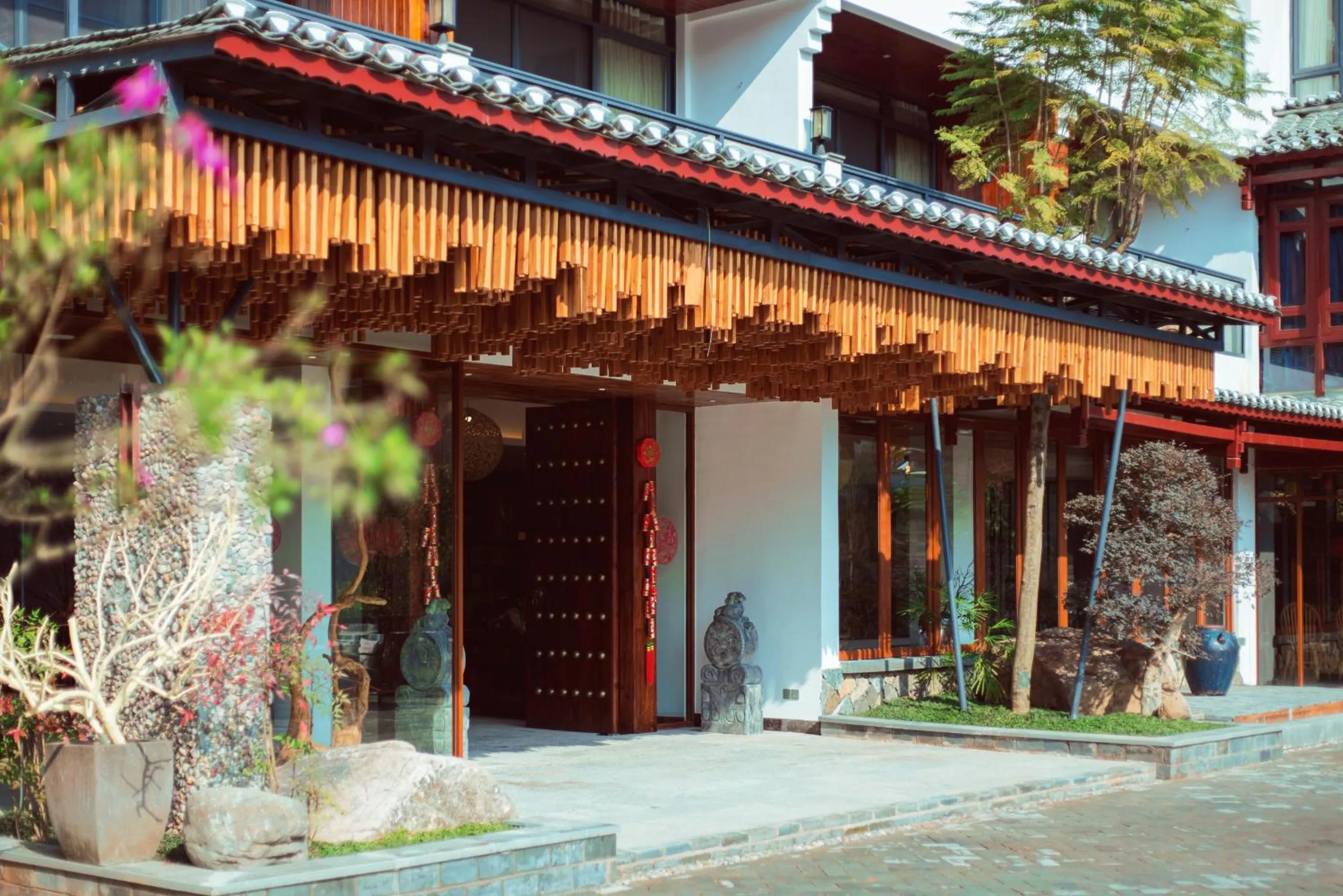 Facade/entrance in Li River Resort
