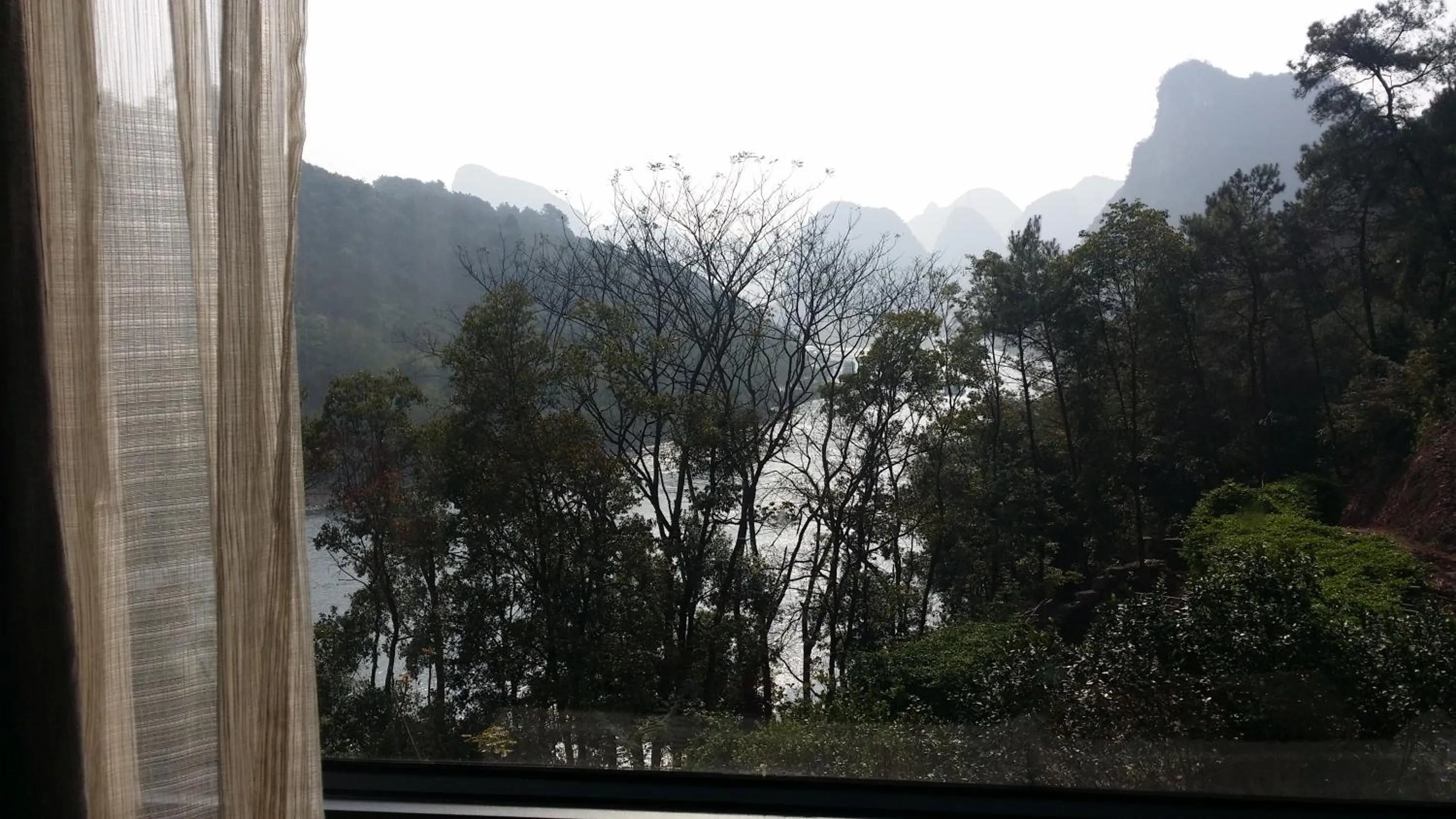 Mountain view in Li River Resort