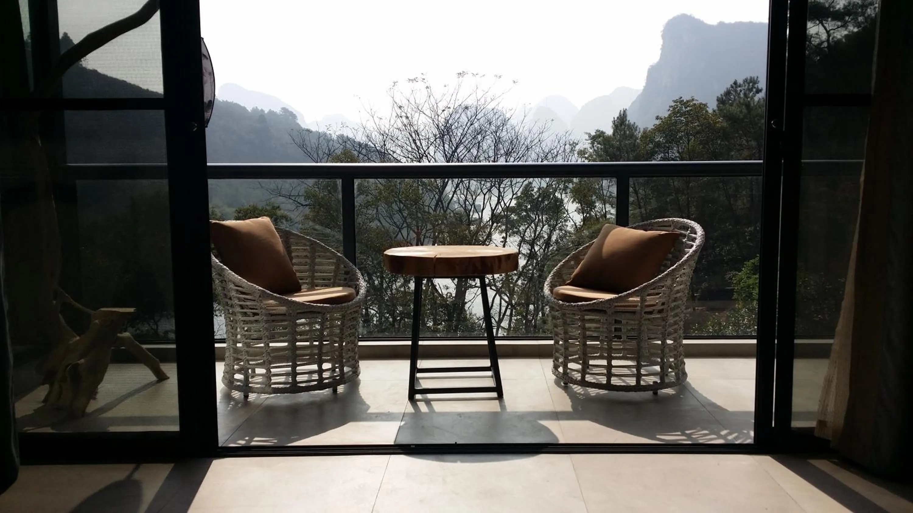 Mountain view in Li River Resort