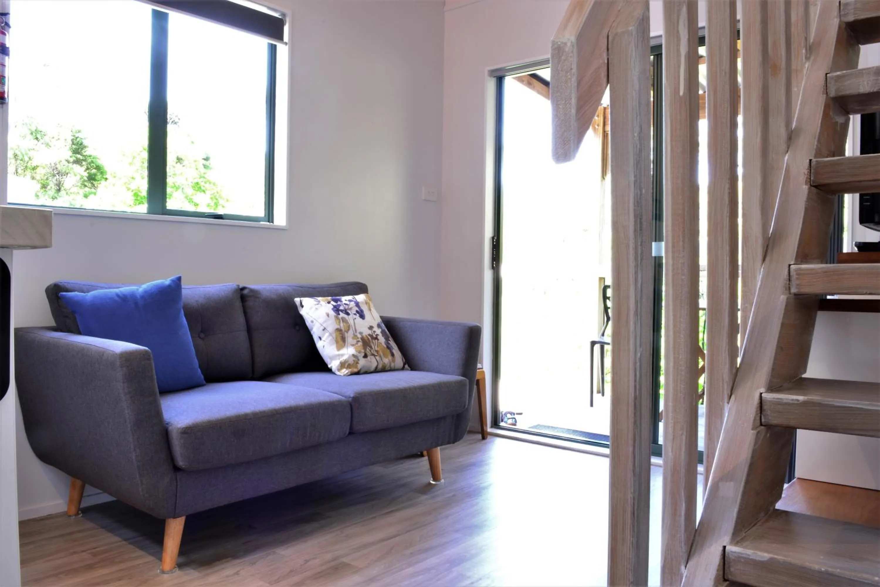 Living room in Te Mata Lodge