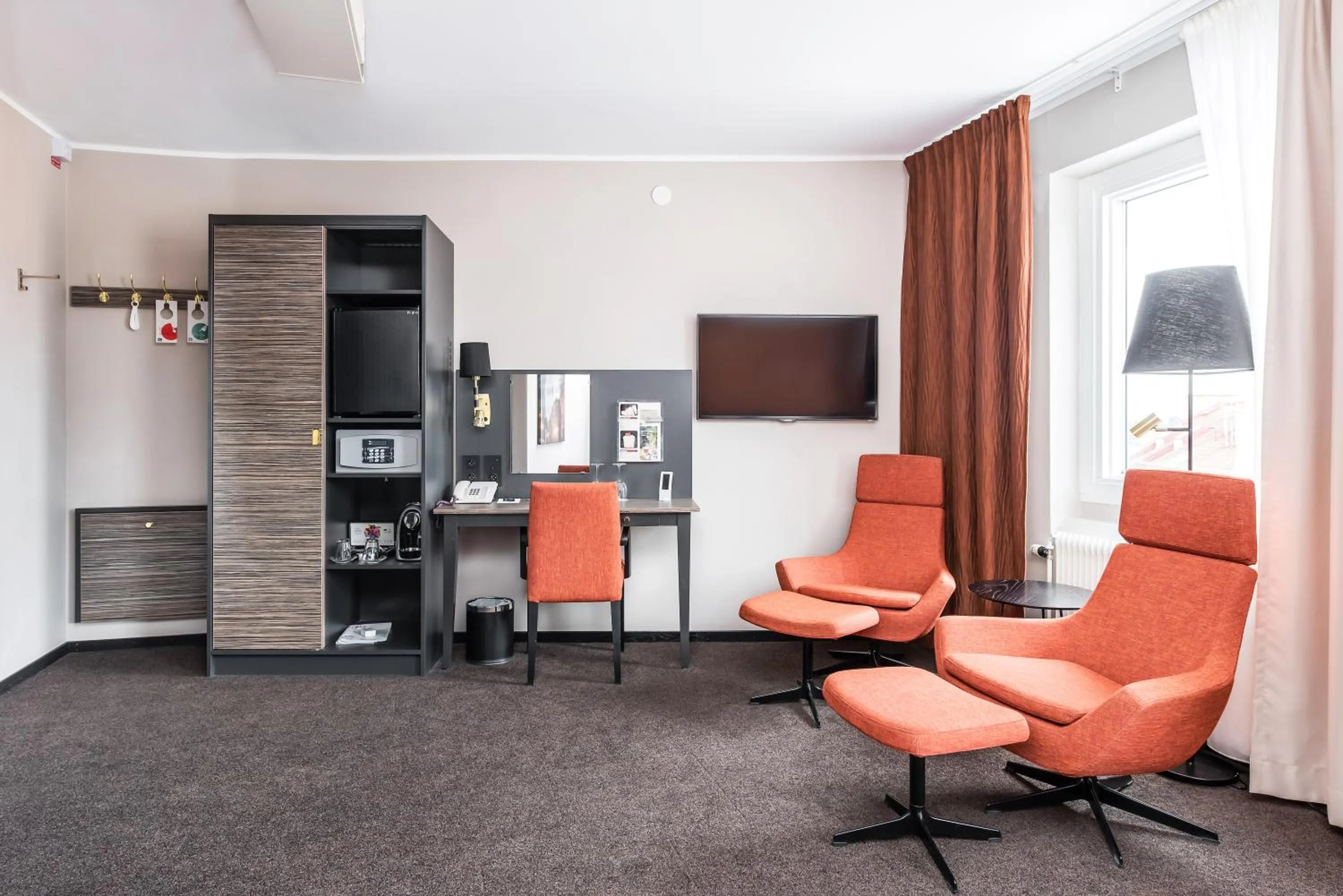 Seating area in Clarion Collection Hotel Slottsparken