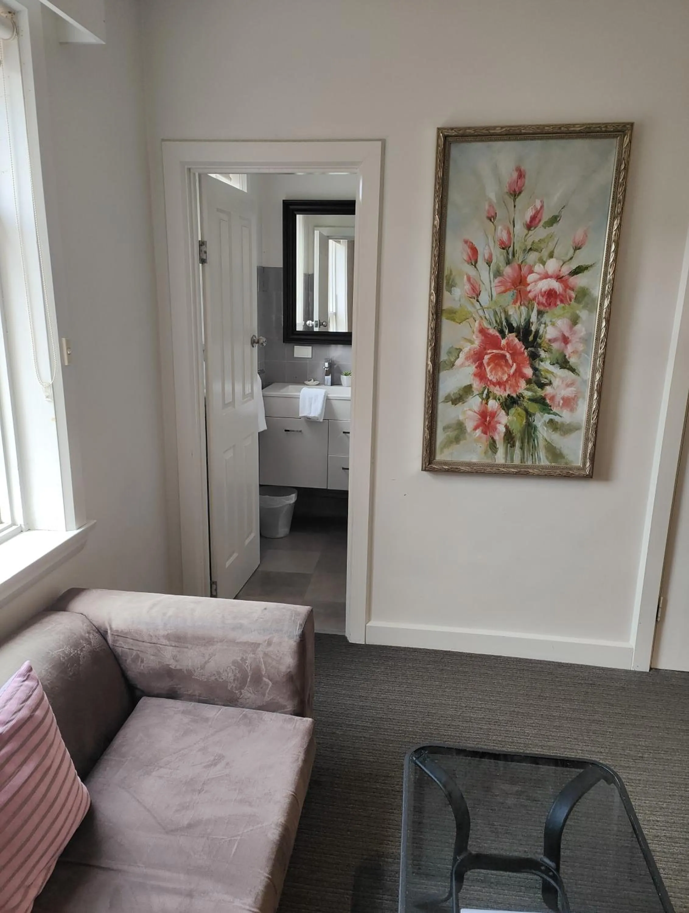 Seating area in Centennial Inn on Bathurst