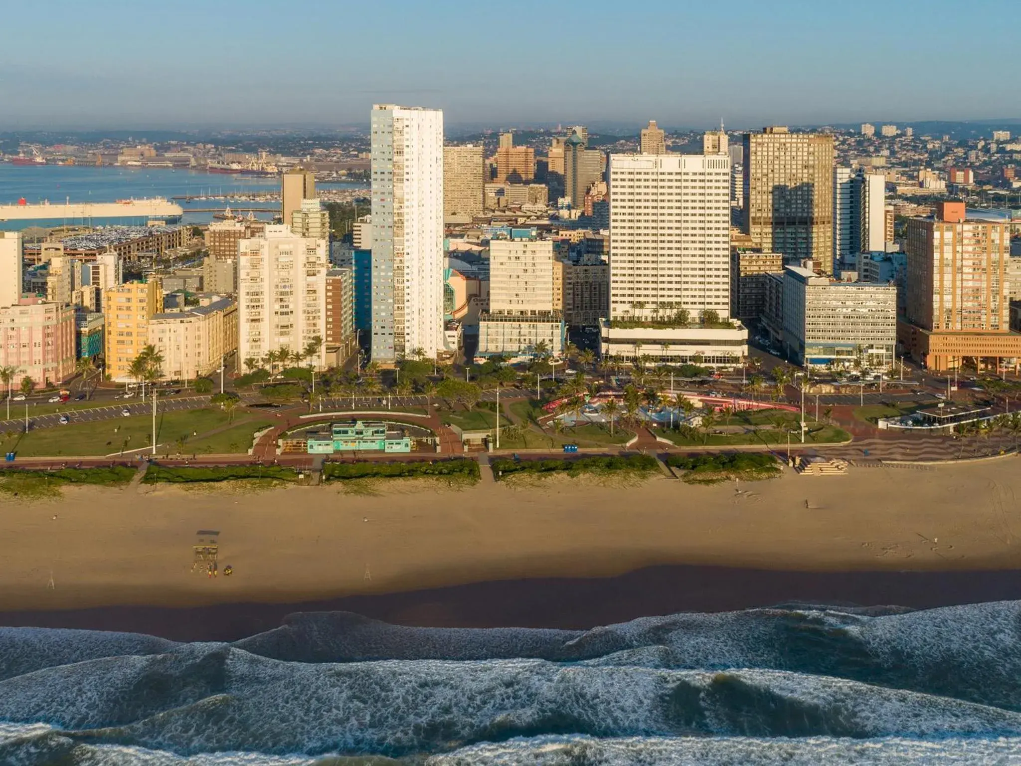Bird's eye view in Durban Spa Bird's eye view in Durban Spa