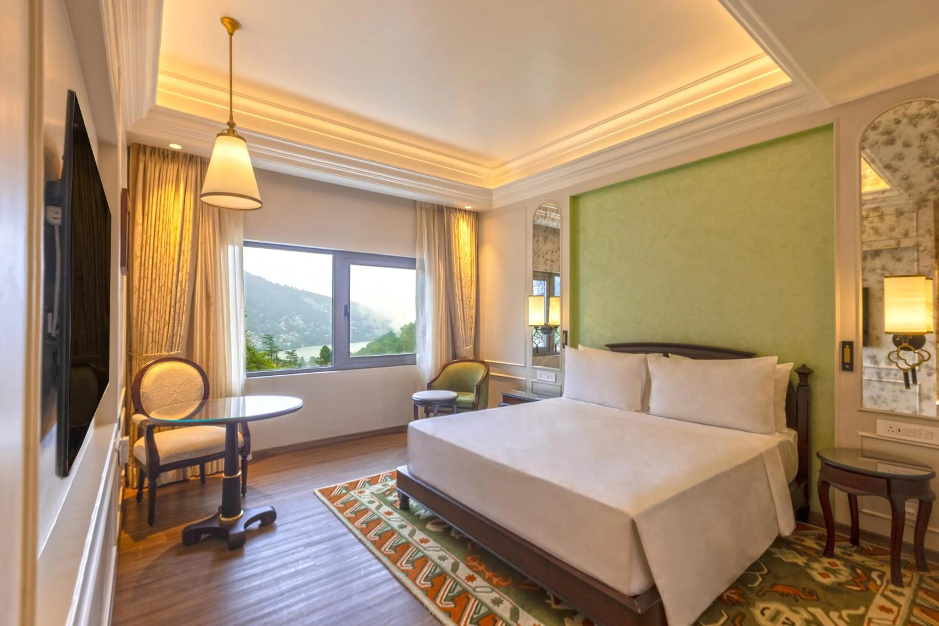 Bed in Namah Nainital, a member of Radisson Individuals Retreats
