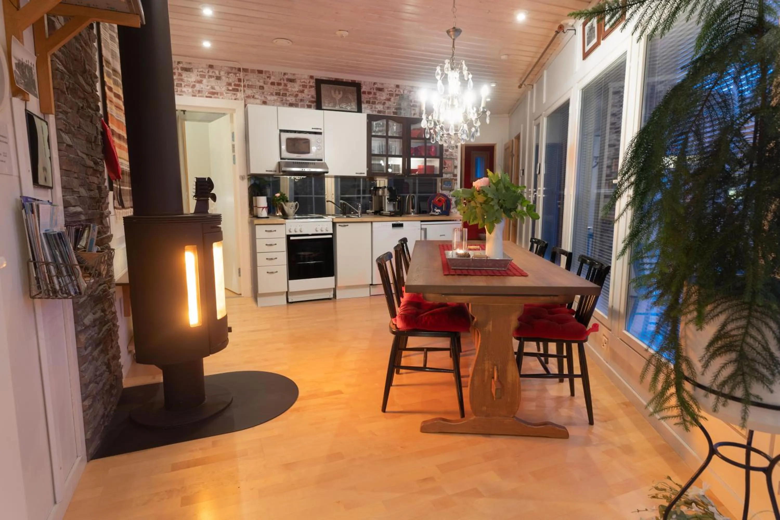 Kitchen or kitchenette in Aaria Bed and Breakfast
