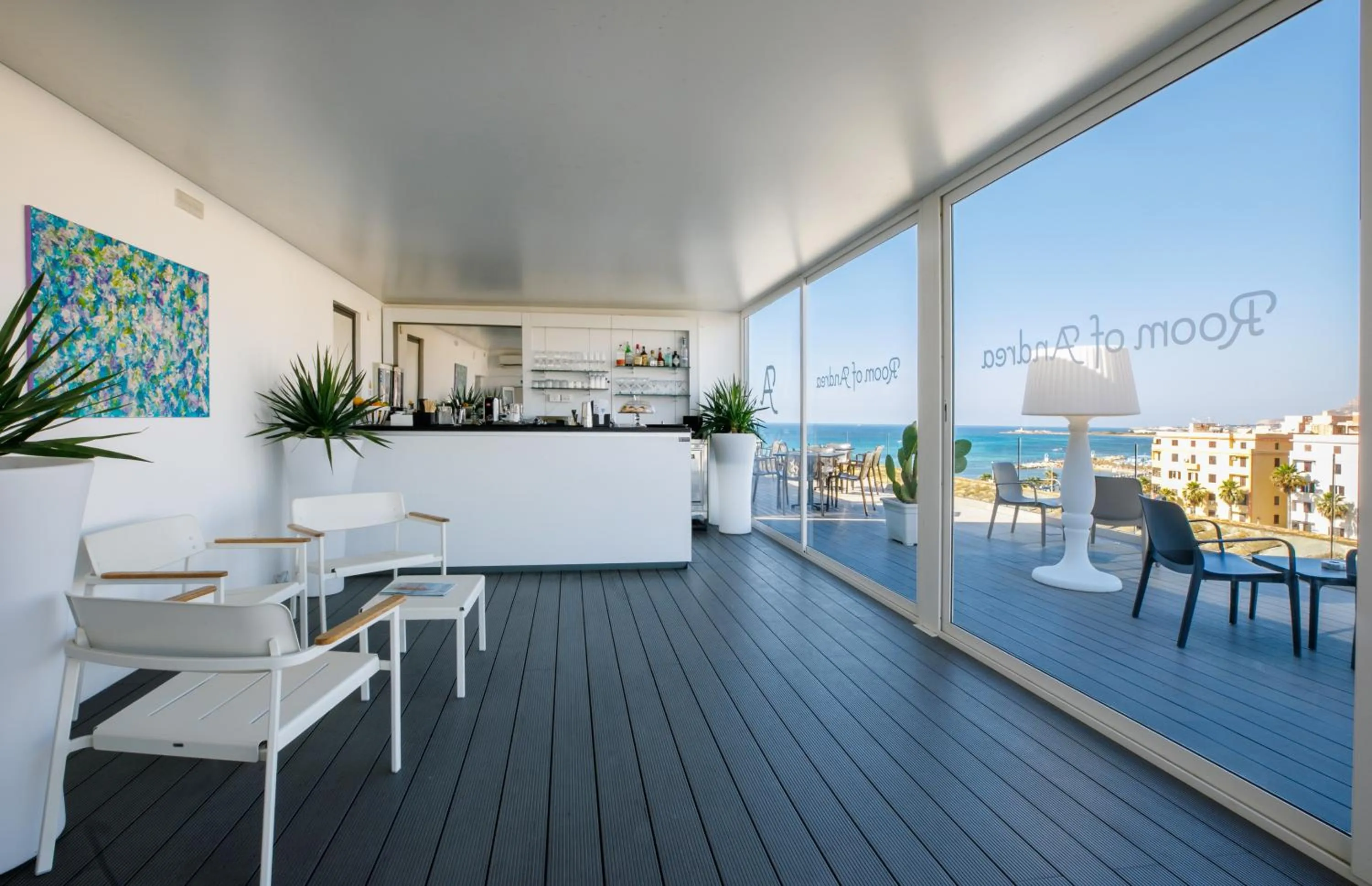 Balcony/Terrace in Room Of Andrea Hotel