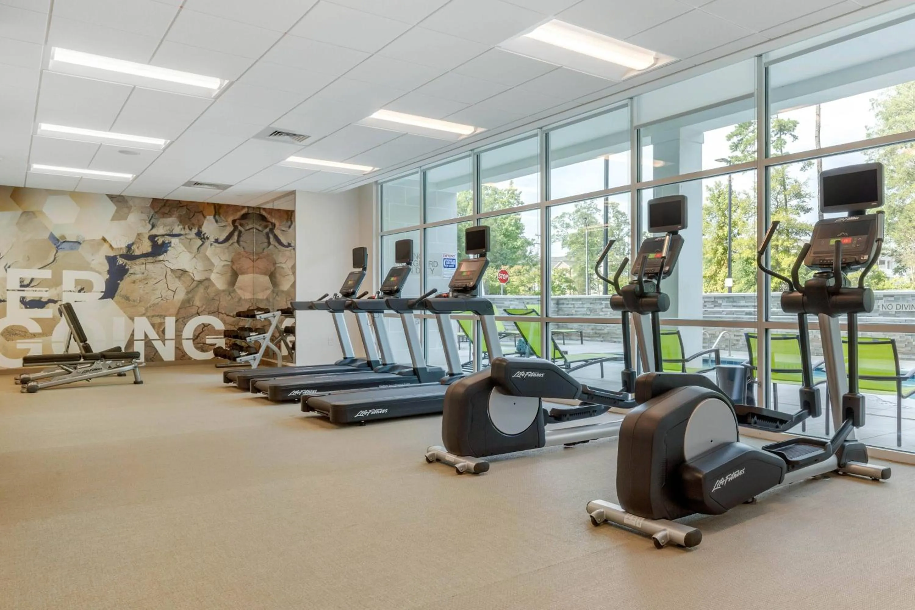 Fitness centre/facilities in SpringHill Suites Charlotte Southwest