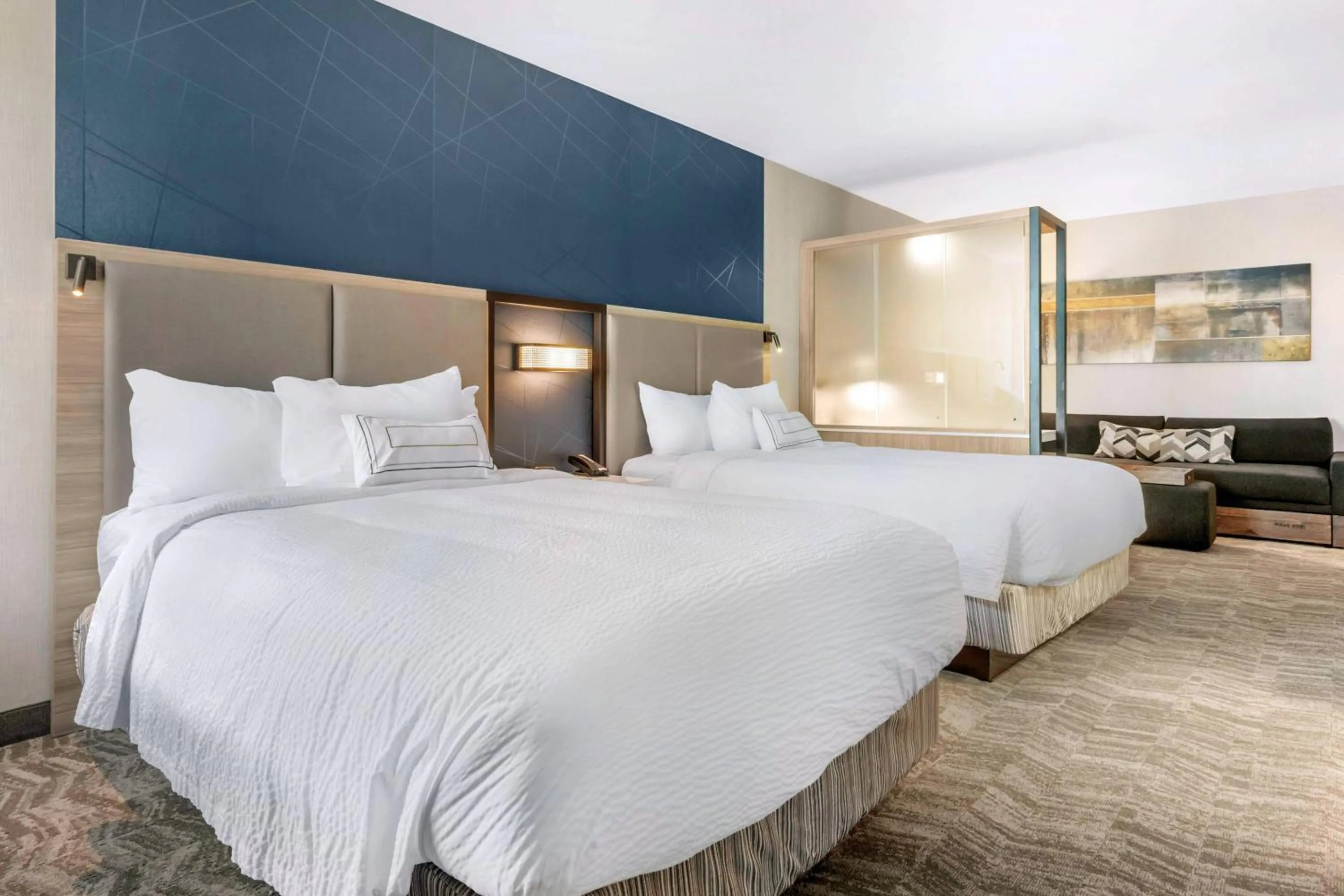 Photo of the whole room, Bed in SpringHill Suites Charlotte Southwest