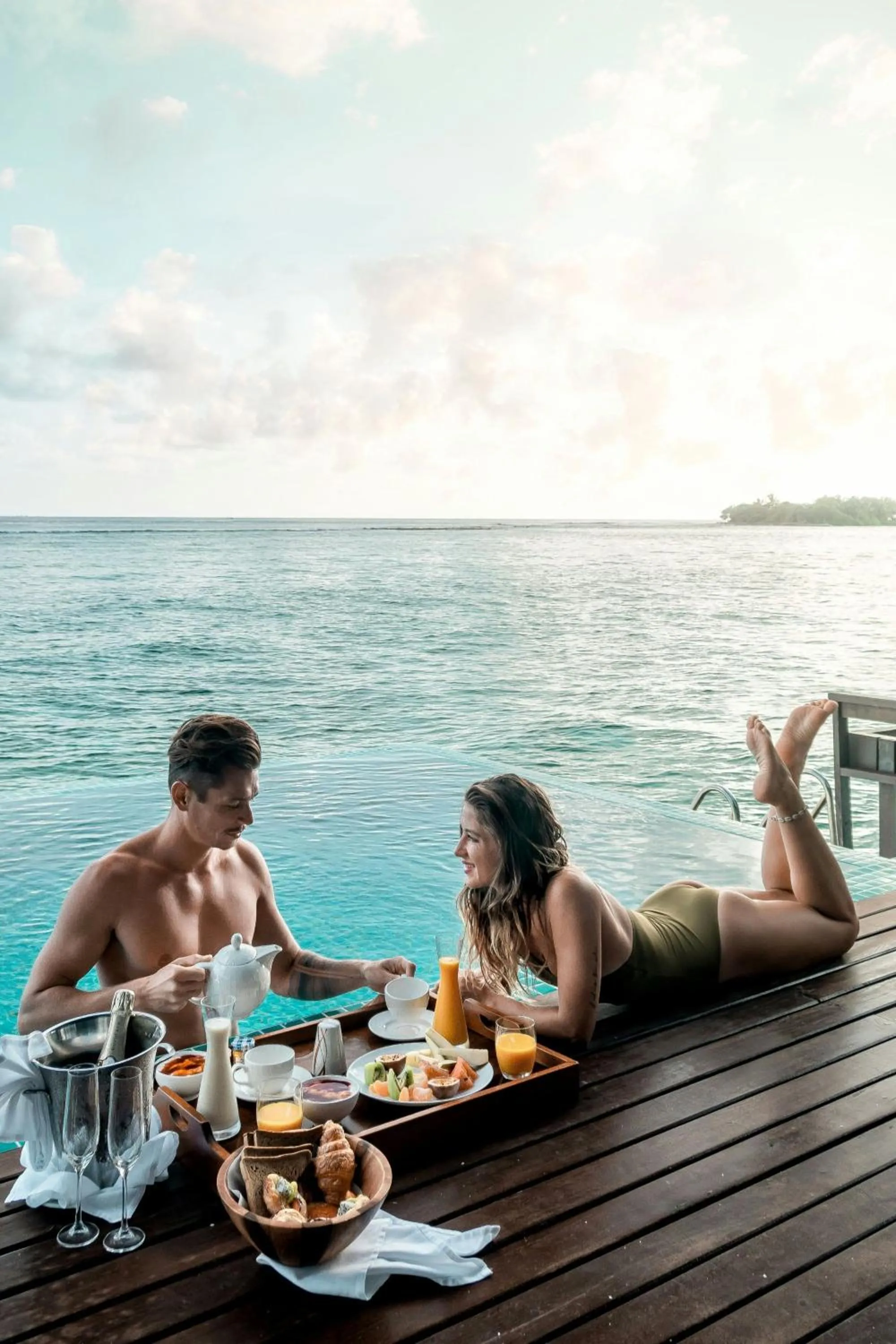 Breakfast in Sheraton Maldives Full Moon Resort & Spa