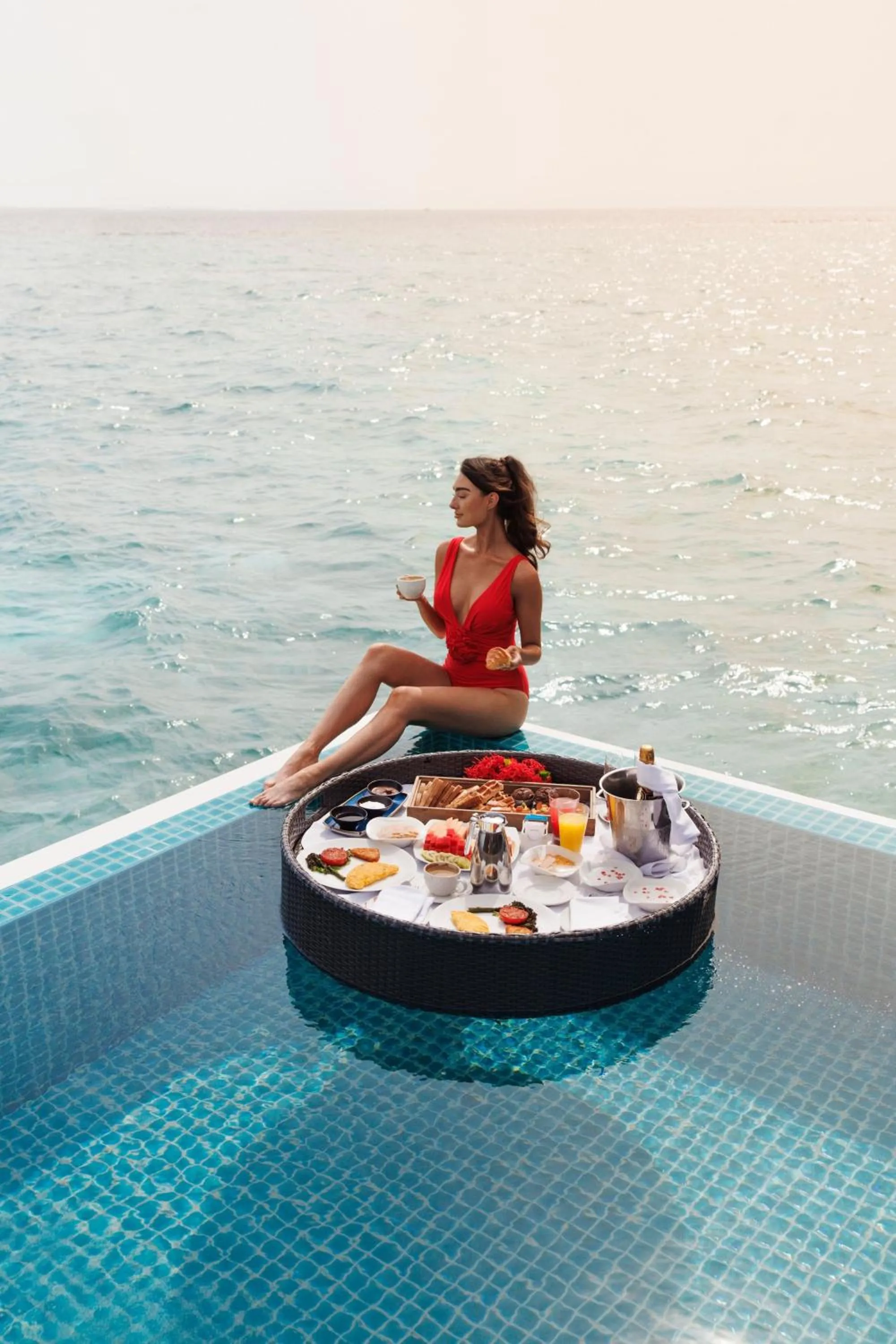 Breakfast in Sheraton Maldives Full Moon Resort & Spa