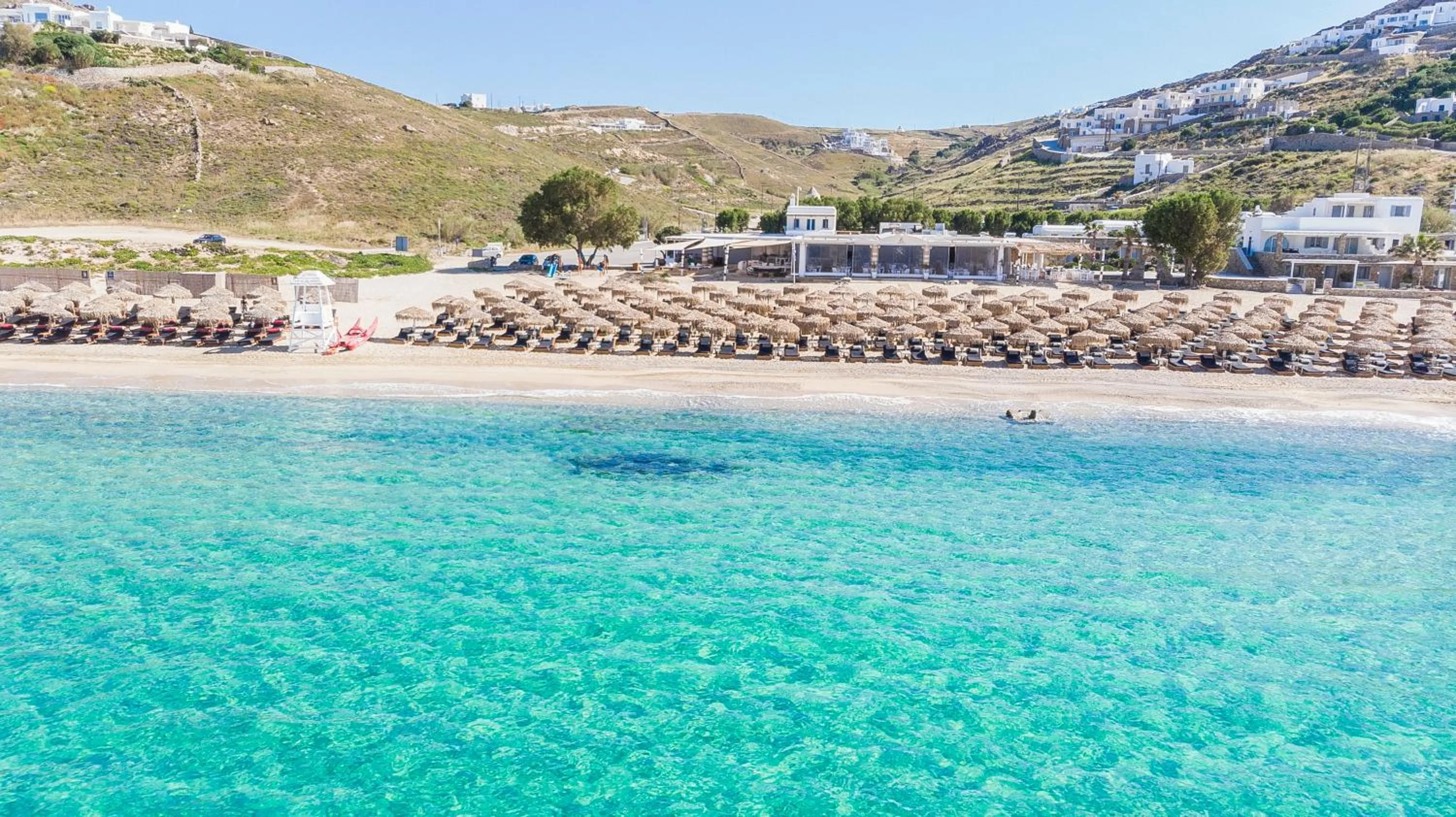 Beach in Elia Mykonos Resort