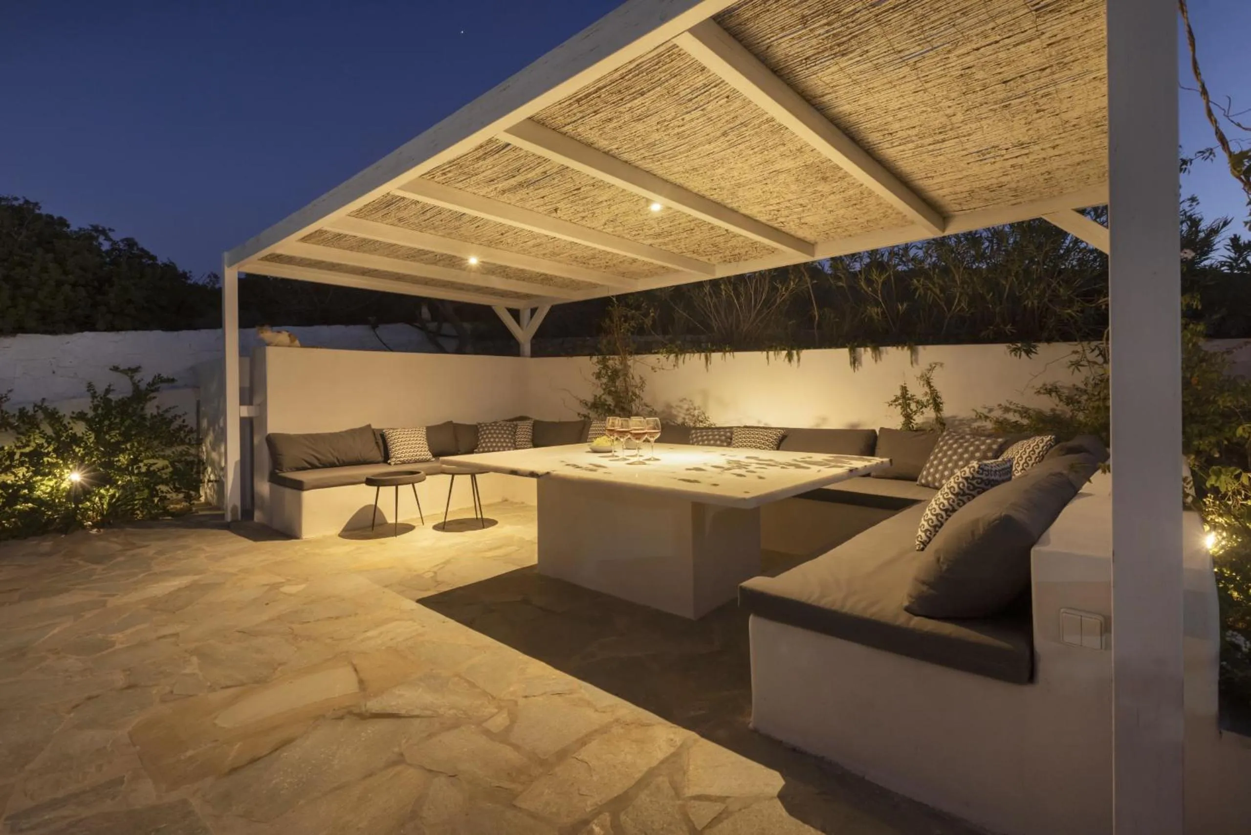 Balcony/Terrace in Villa Alkyoni · Beautiful 8-person Family Villa with Great Views